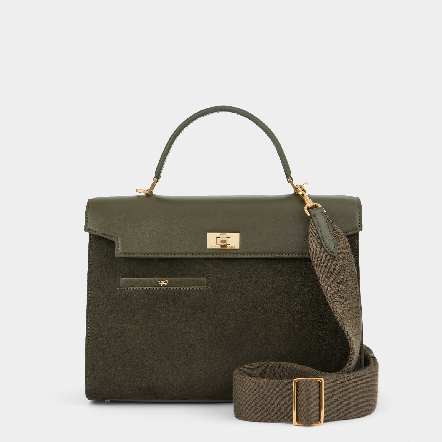 Mortimer Top Handle -

                  
                    Leather in Khaki -
                  

                  Anya Hindmarch UK
