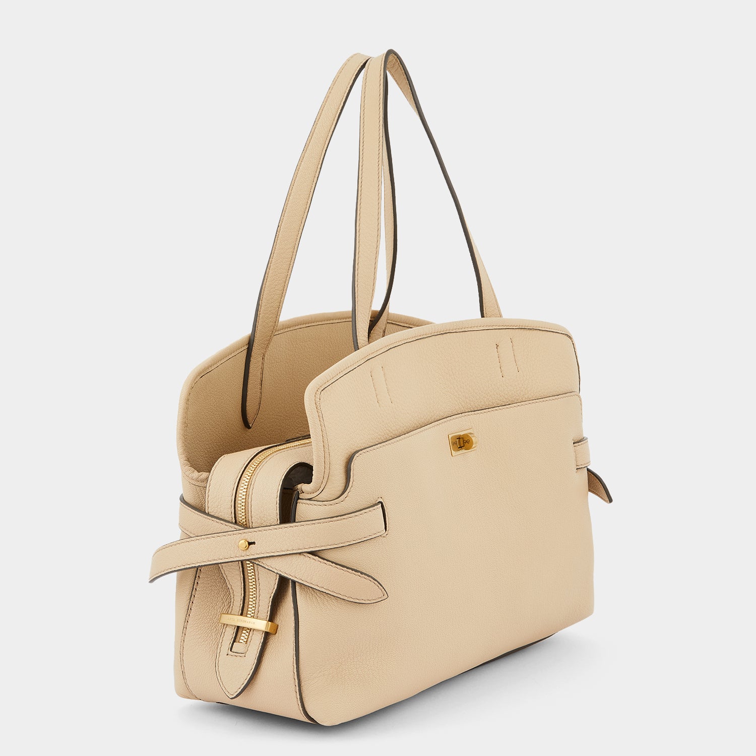 Wilson Shoulder Bag -

                  
                    Grain Leather in Buff -
                  

                  Anya Hindmarch UK
