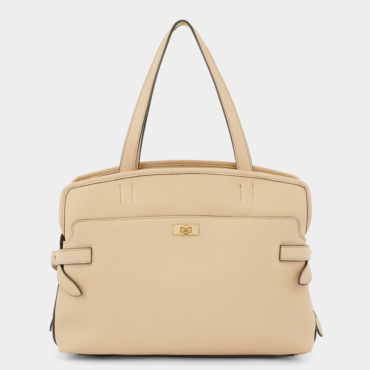 Wilson Shoulder Bag -

                  
                    Grain Leather in Buff -
                  

                  Anya Hindmarch UK
