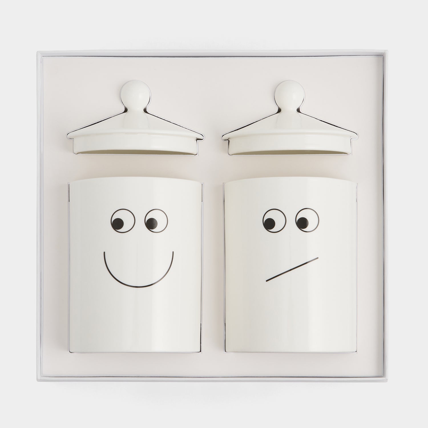 Kitchen Canisters Set -

                  
                    Bone China in White -
                  

                  Anya Hindmarch UK
