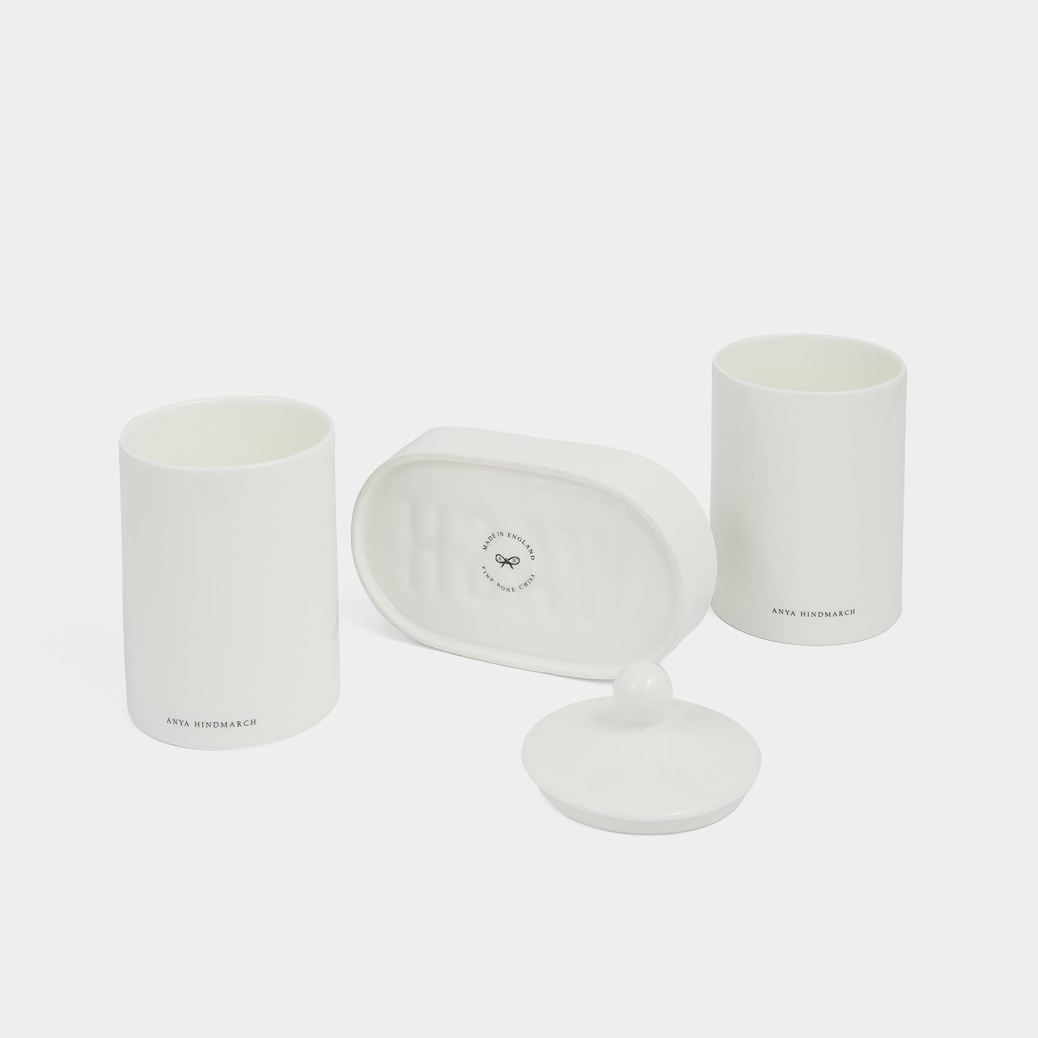 Eyes Bathroom Set -

                  
                    Bone China in White -
                  

                  Anya Hindmarch UK
