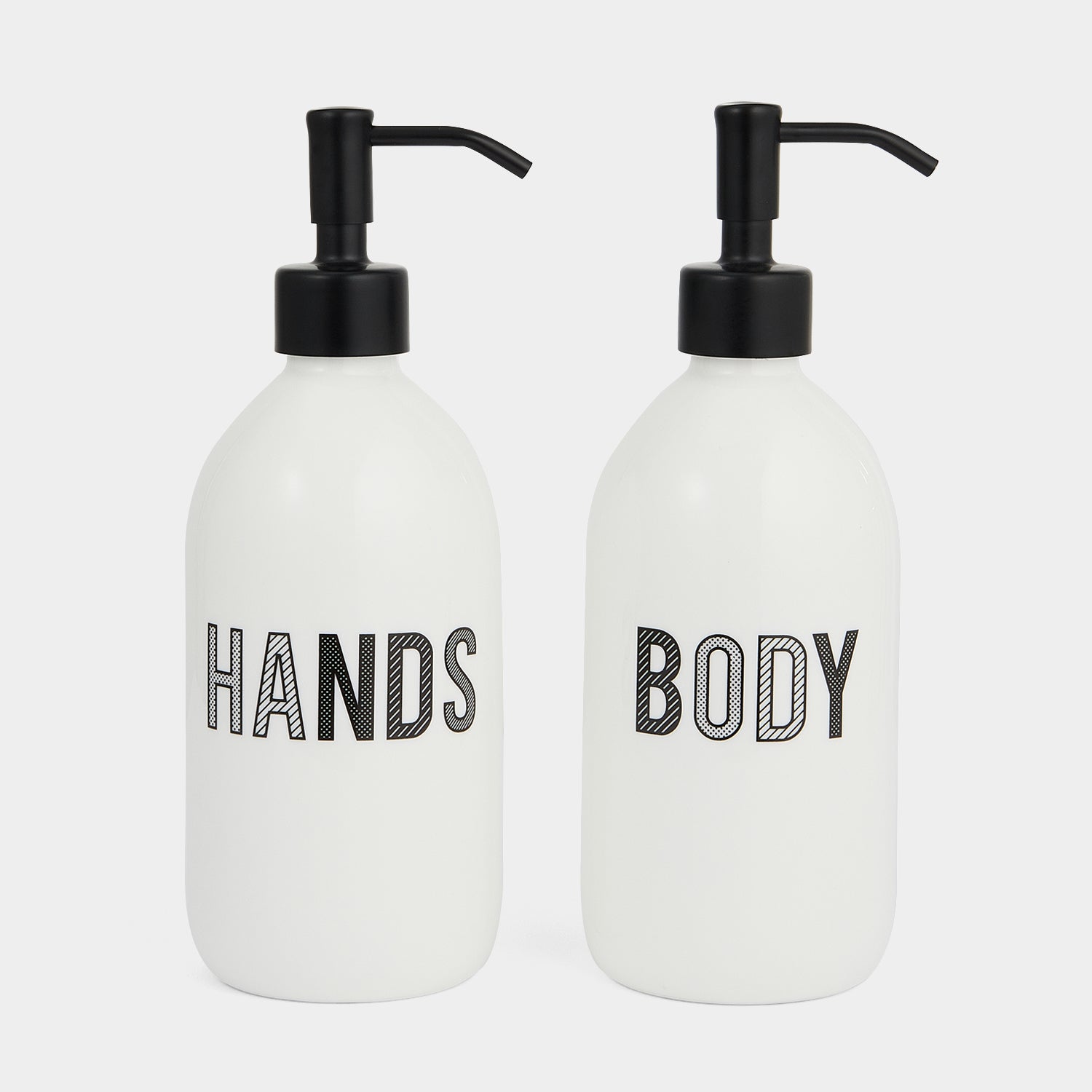 Hands & Body Dispenser Set -

                  
                    Bone China in White -
                  

                  Anya Hindmarch UK
