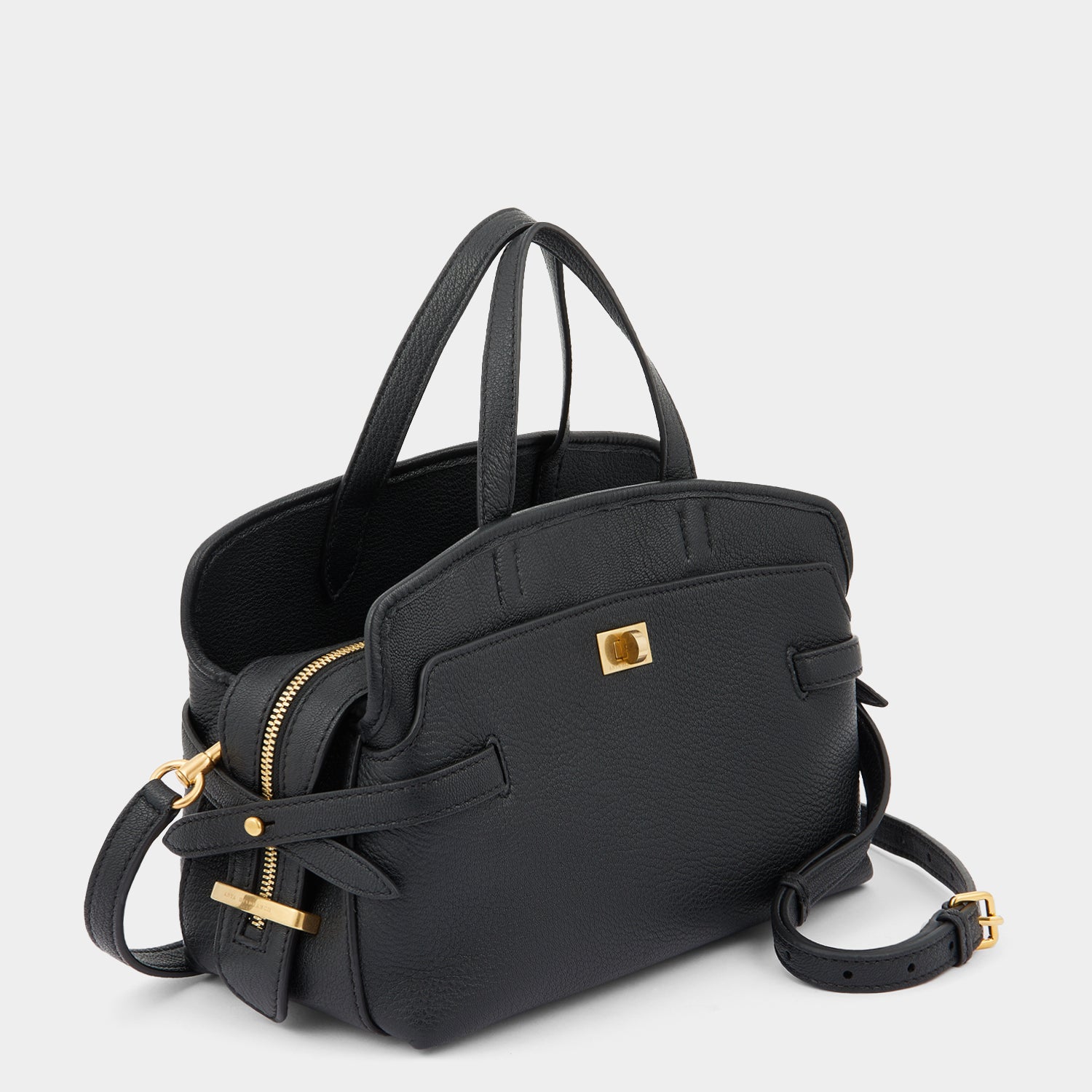 Wilson Cross-body -

                  
                    Grain Leather in Black -
                  

                  Anya Hindmarch UK
