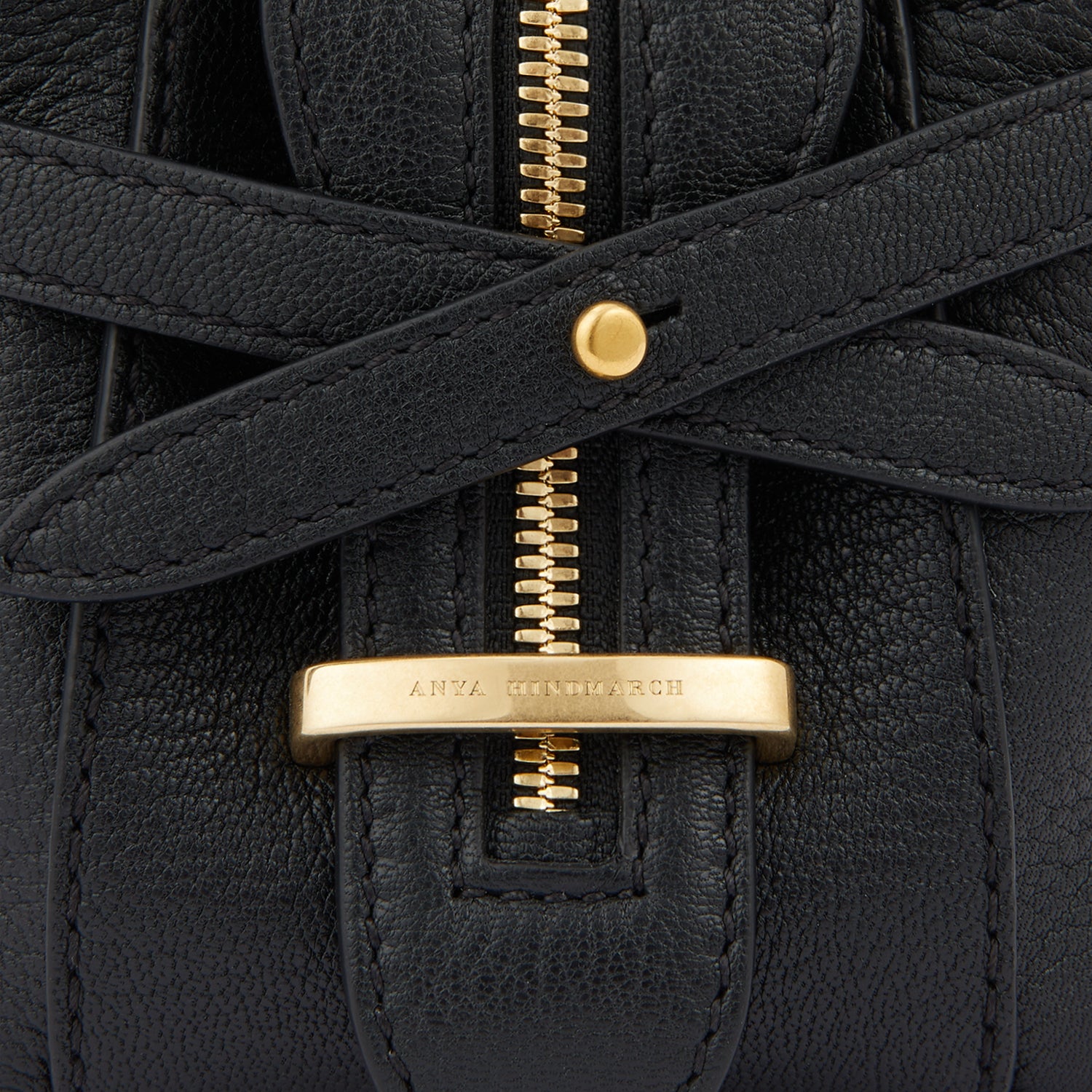 Wilson Cross-body -

                  
                    Grain Leather in Black -
                  

                  Anya Hindmarch UK
