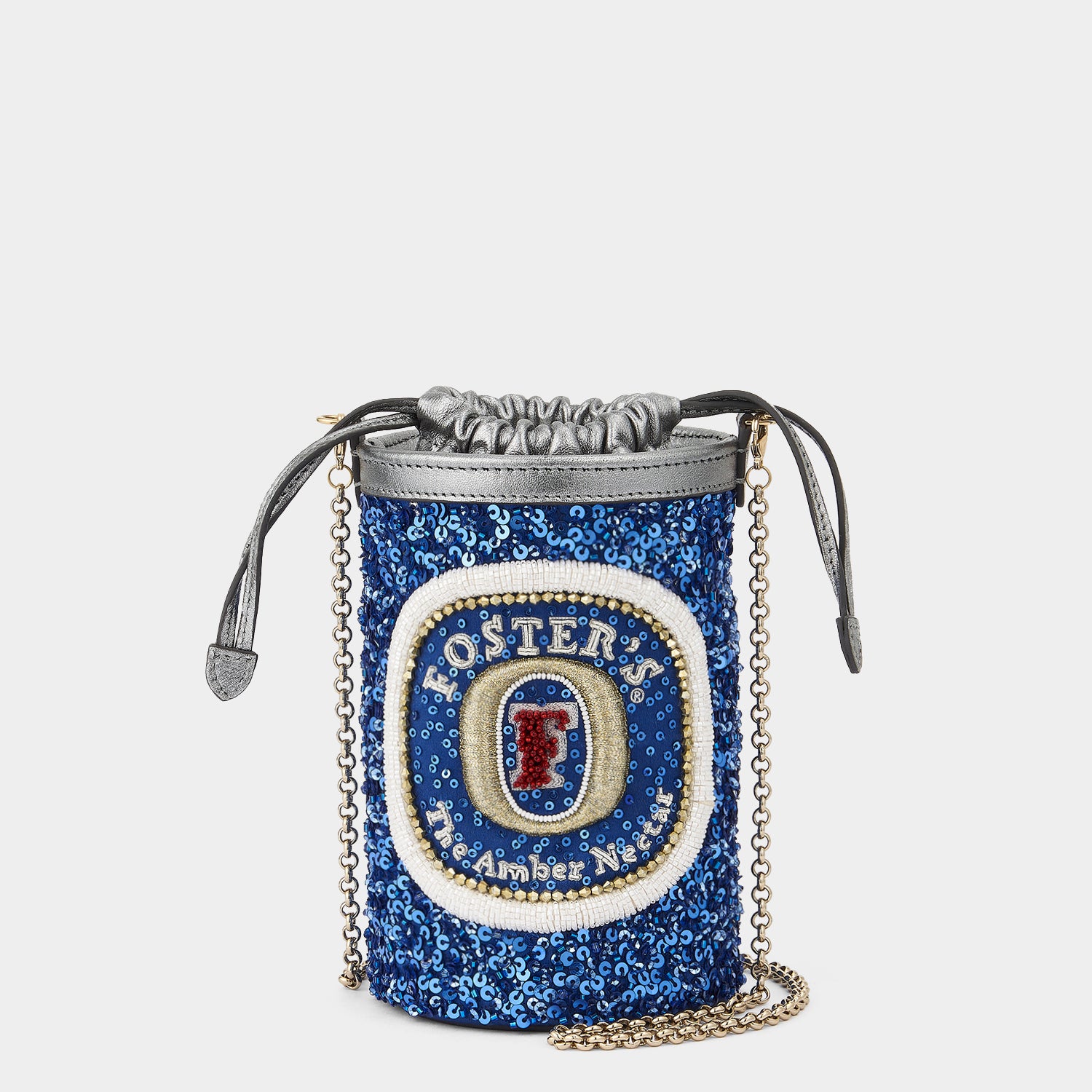 Anya Brands Foster's Mini Bucket Bag -

                  
                    Sequins in Blueberry -
                  

                  Anya Hindmarch UK
