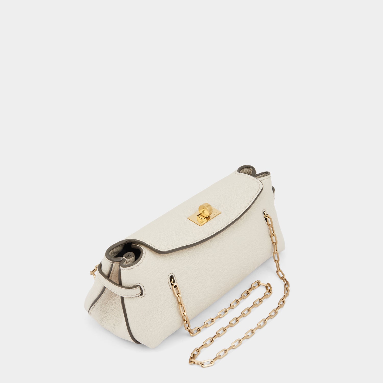 Waverley Shoulder Bag -

                  
                    Capra Leather in Chalk -
                  

                  Anya Hindmarch UK
