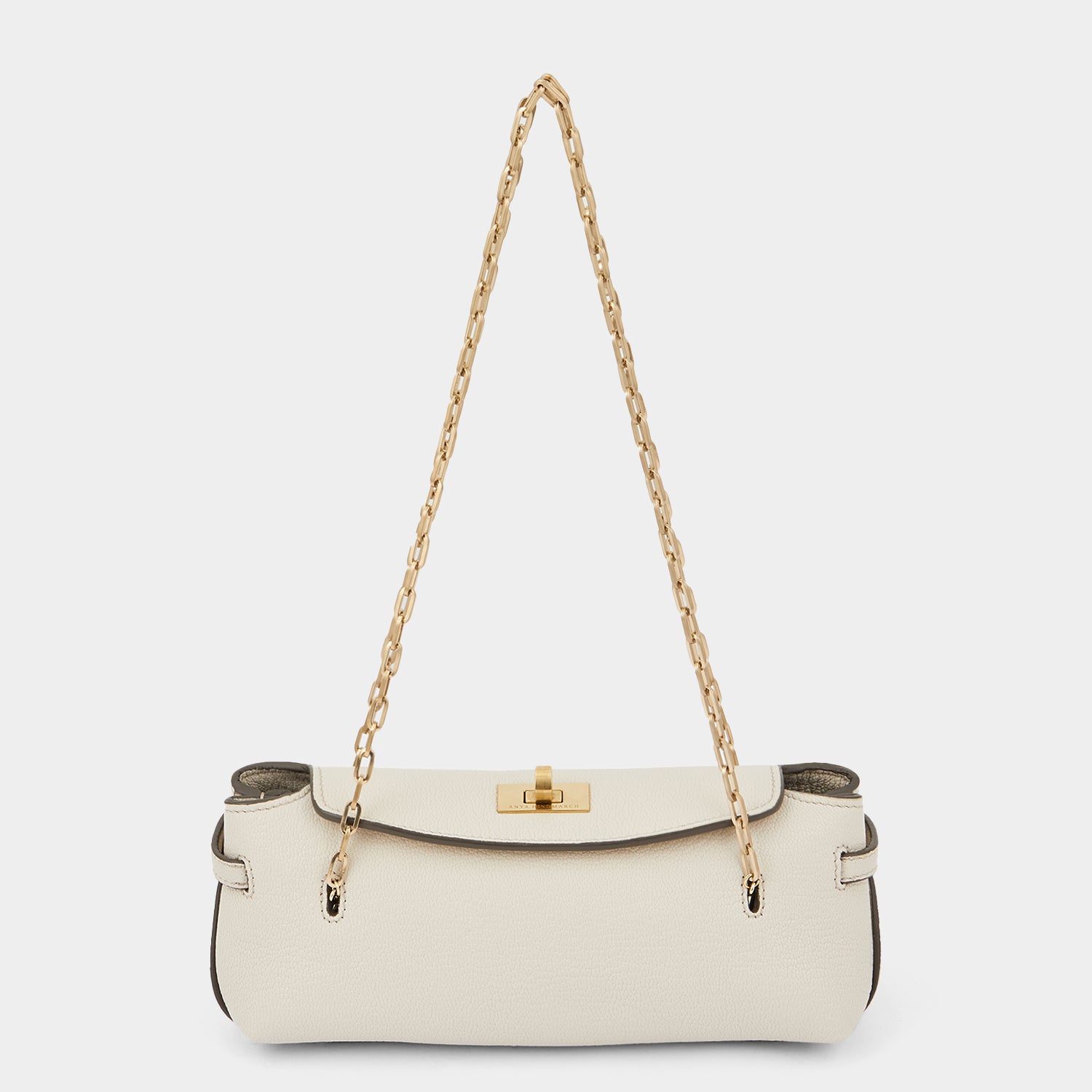 Waverley Shoulder Bag -

                  
                    Capra Leather in Chalk -
                  

                  Anya Hindmarch UK
