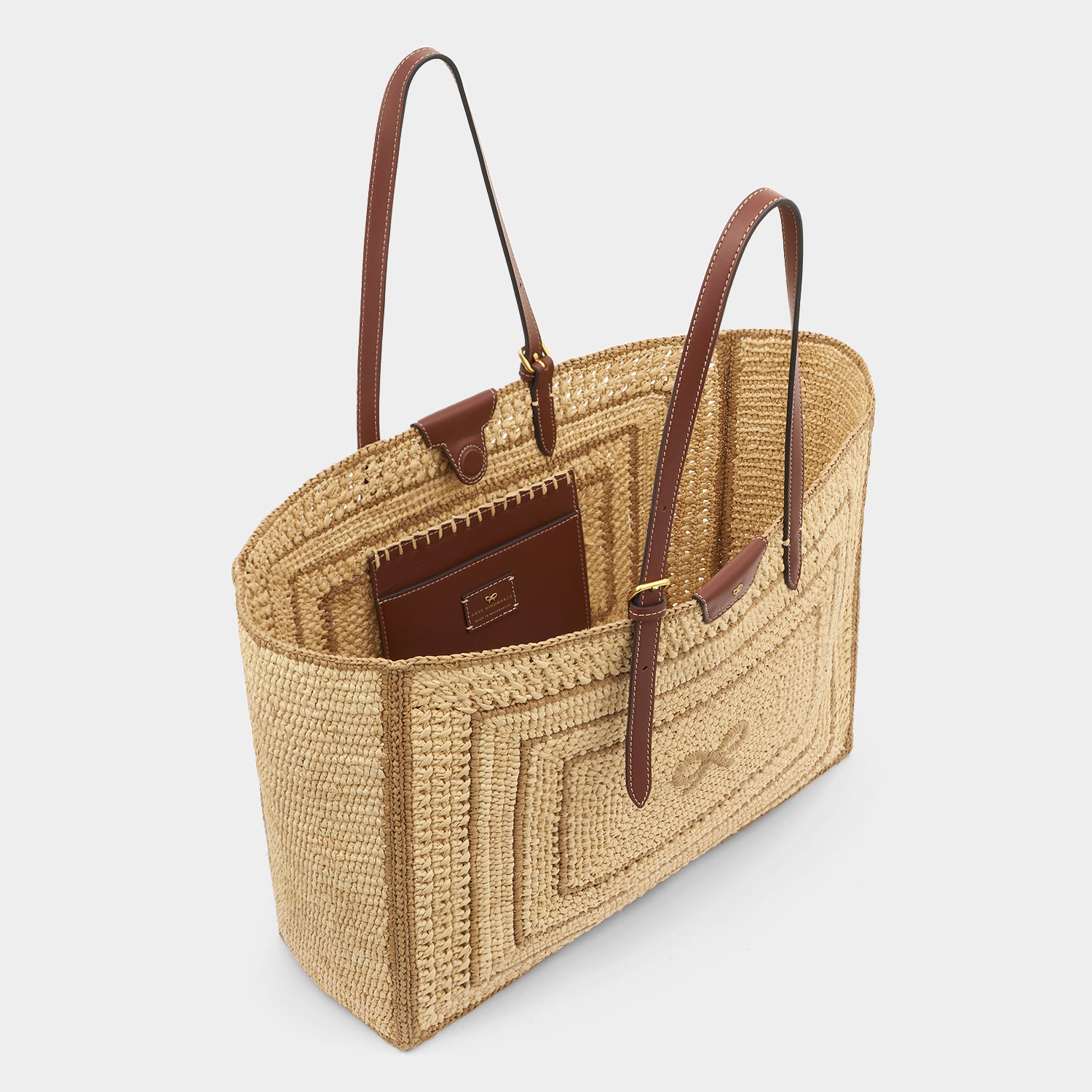Raffia Bow Tote -

          
            Natural Raffia in Natural -
          

          Anya Hindmarch UK
