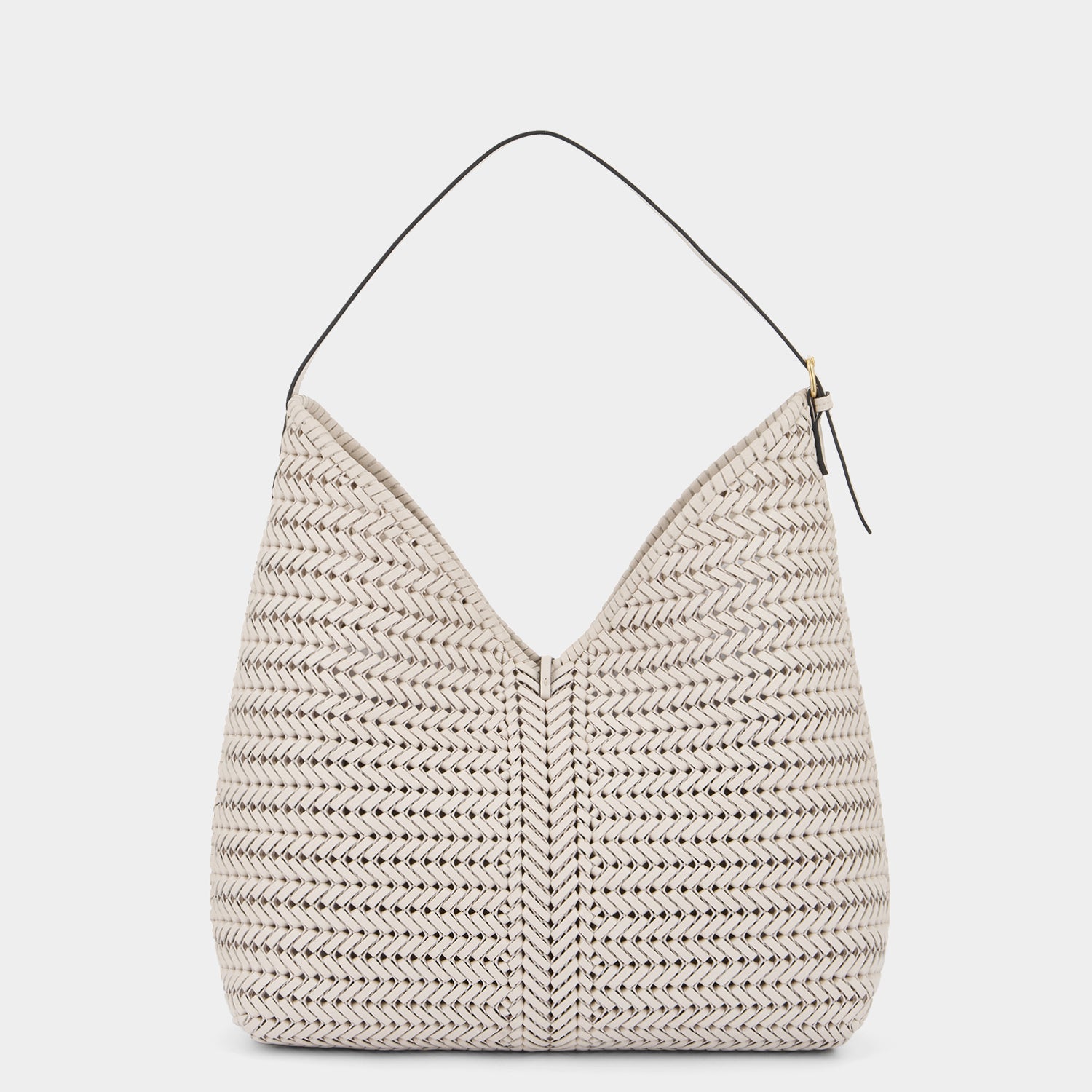 Neeson Tassel Hobo Bag -

                  
                    Capra Leather in Chalk -
                  

                  Anya Hindmarch UK
