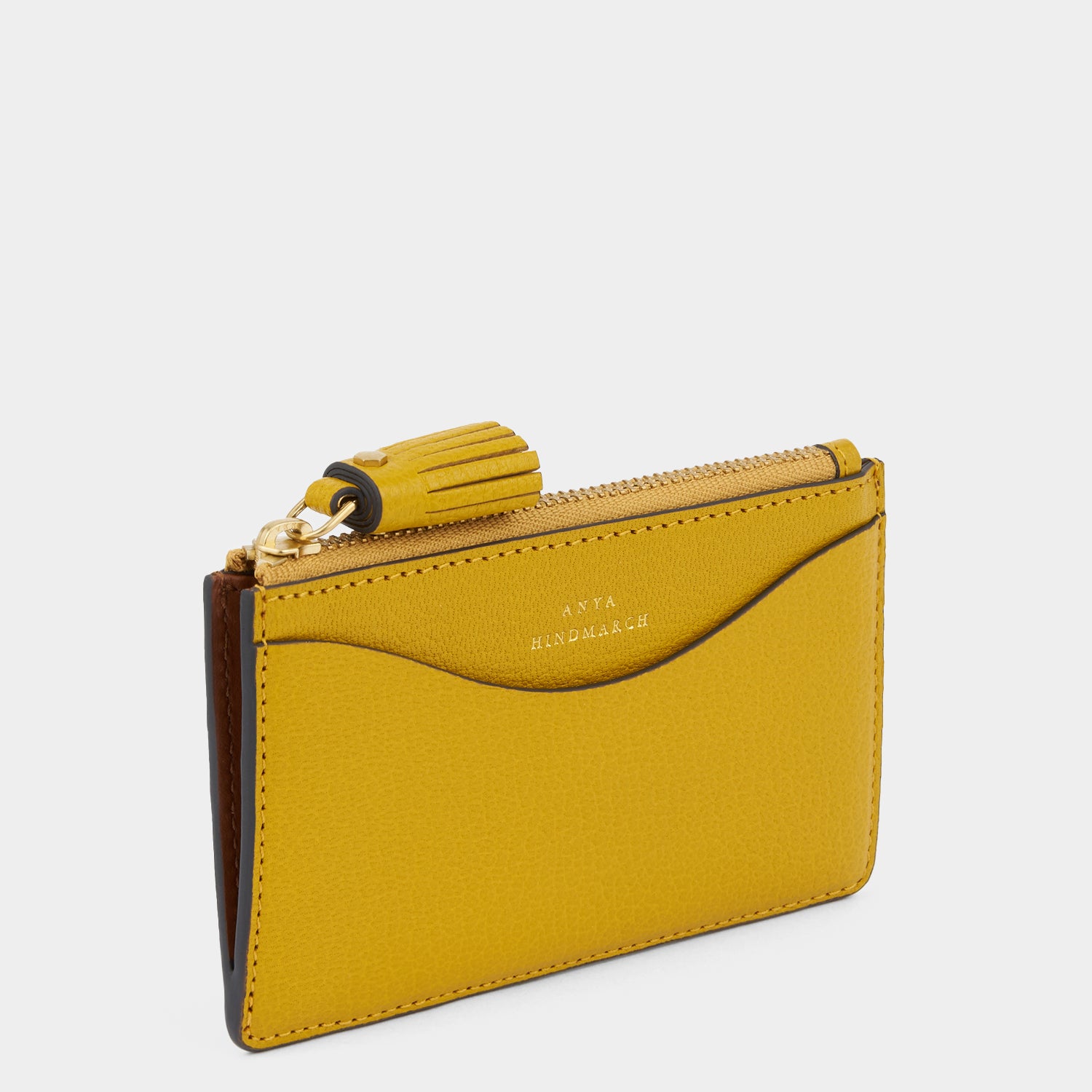 Peeping Eyes Zip Card Case -

                  
                    Capra Leather in Mustard -
                  

                  Anya Hindmarch UK
