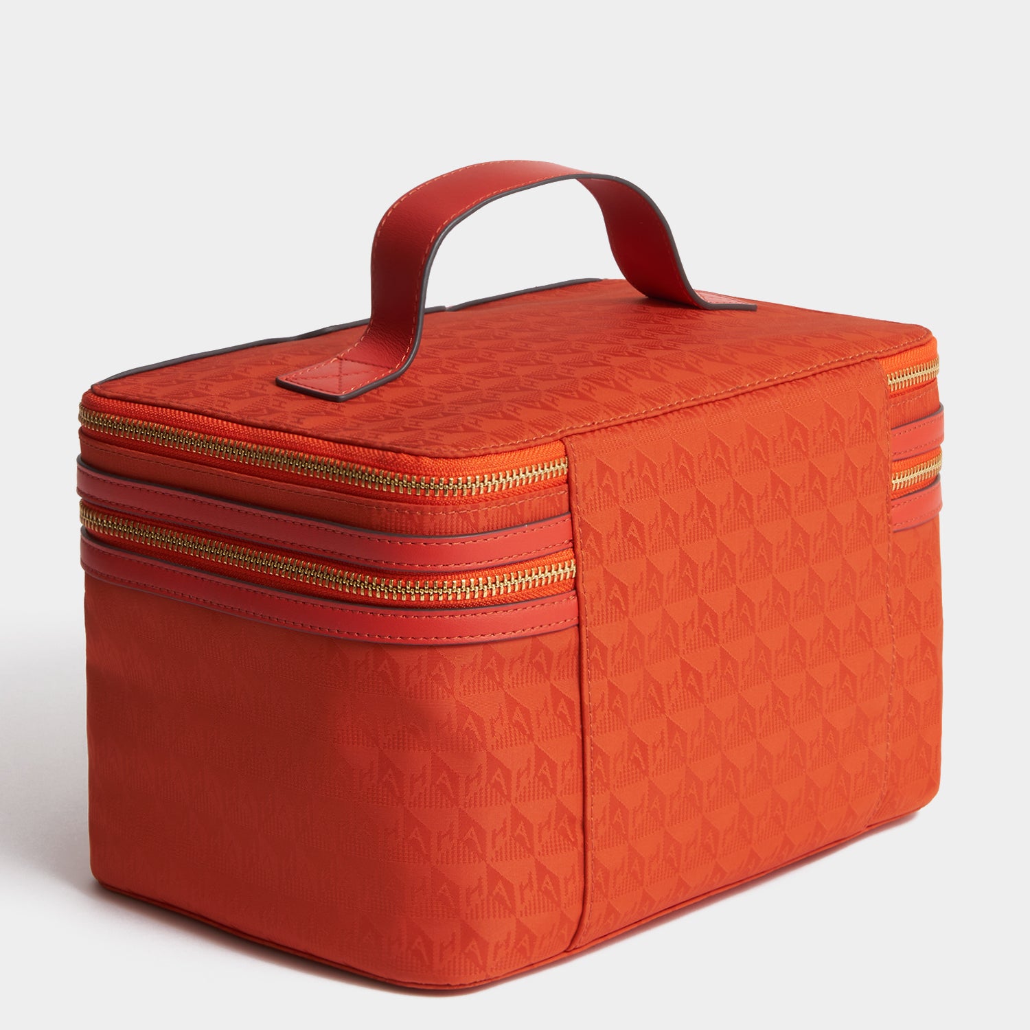 Logo Vanity Kit -

          
            Jacquard Nylon in Burnt Sienna -
          

          Anya Hindmarch UK
