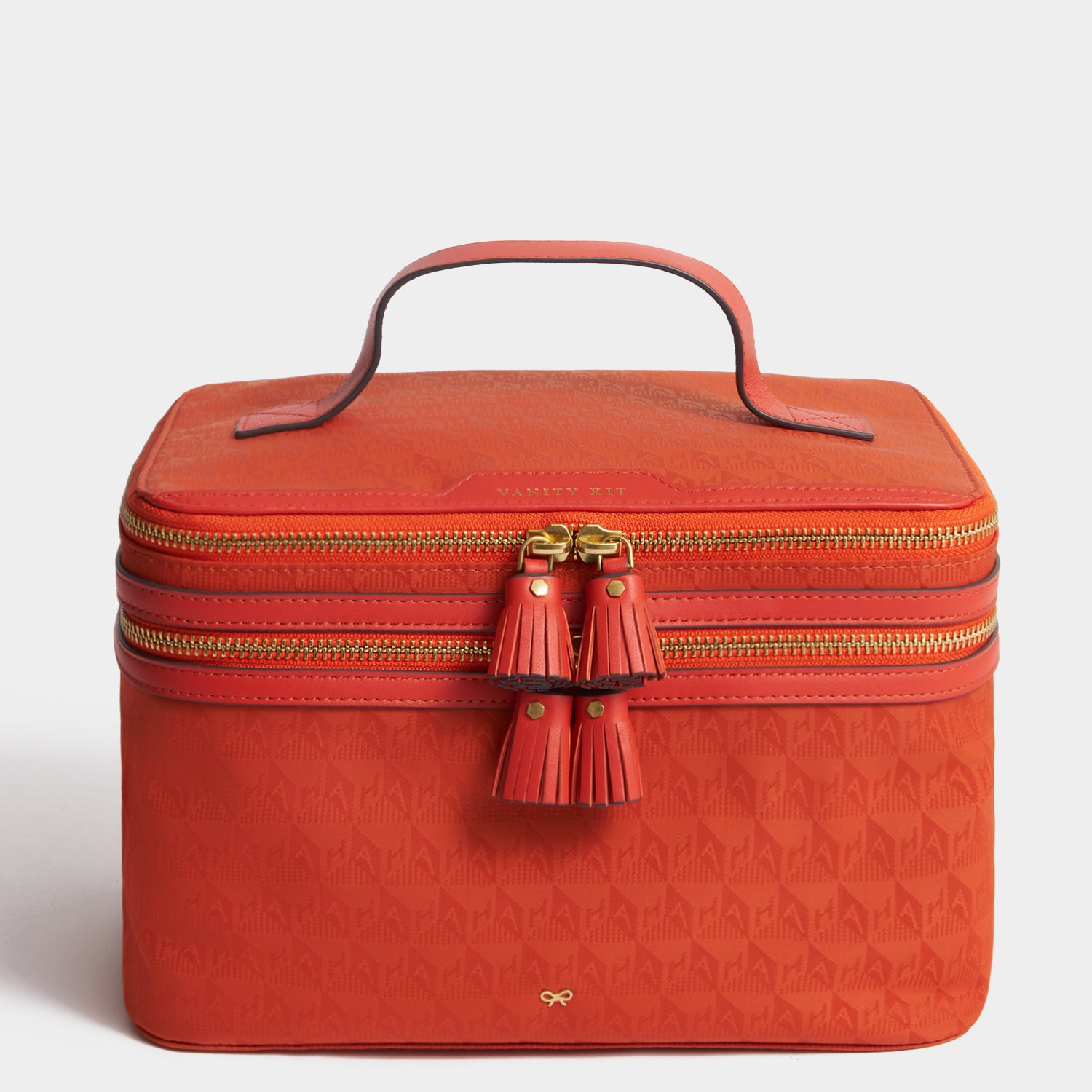 Logo Vanity Kit -

          
            Jacquard Nylon in Burnt Sienna -
          

          Anya Hindmarch UK
