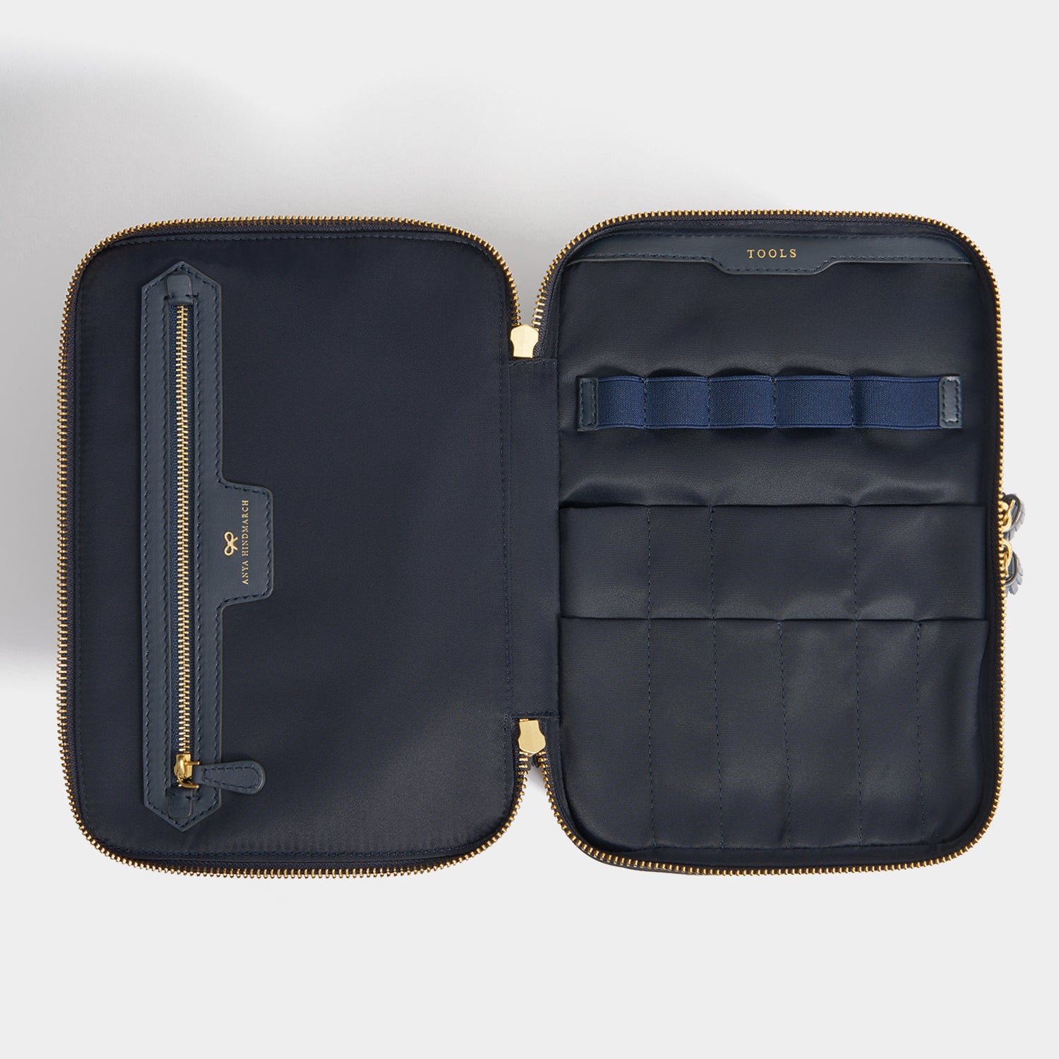 Logo Vanity Kit -

          
            Recycled Nylon in New Marine -
          

          Anya Hindmarch UK

