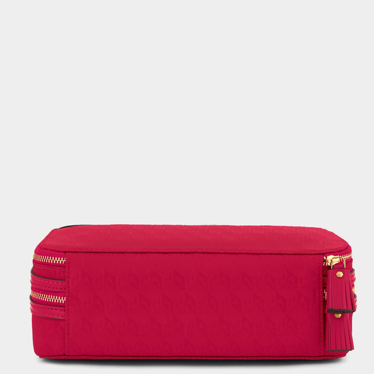 Logo Make-Up Pouch -

                  
                    Jacquard Nylon Up in Magenta -
                  

                  Anya Hindmarch UK
