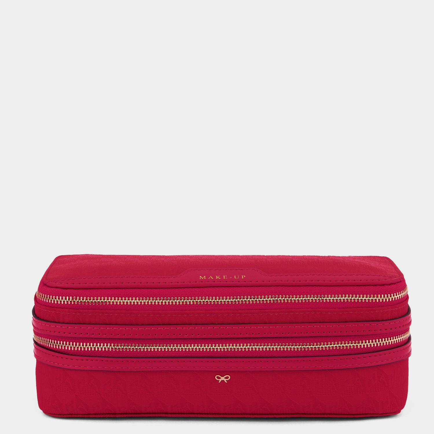 Logo Make-Up Pouch -

                  
                    Jacquard Nylon Up in Magenta -
                  

                  Anya Hindmarch UK
