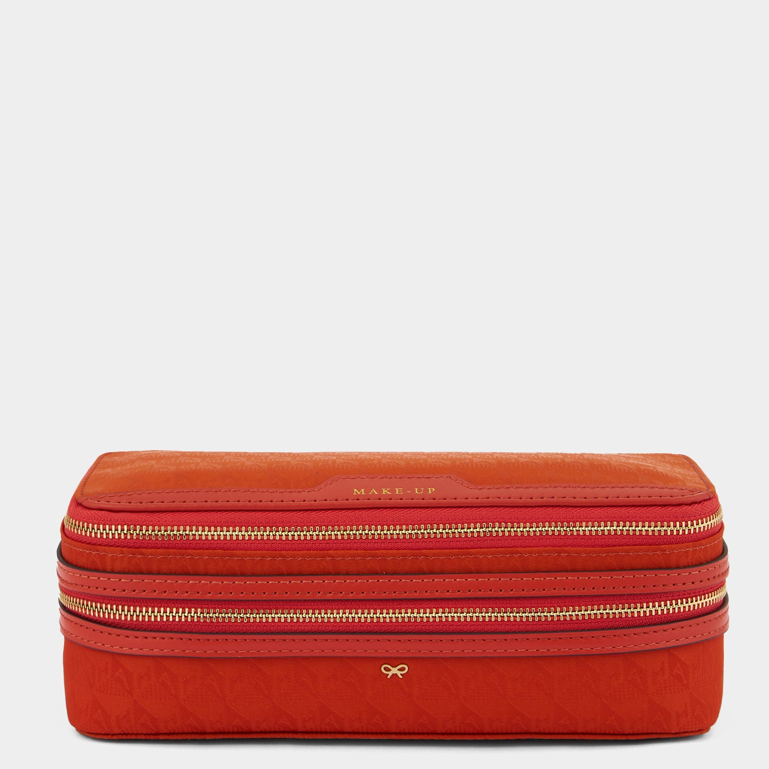 Logo Make-Up Pouch -

                  
                    Jacquard Nylon in Burnt Sienna -
                  

                  Anya Hindmarch UK
