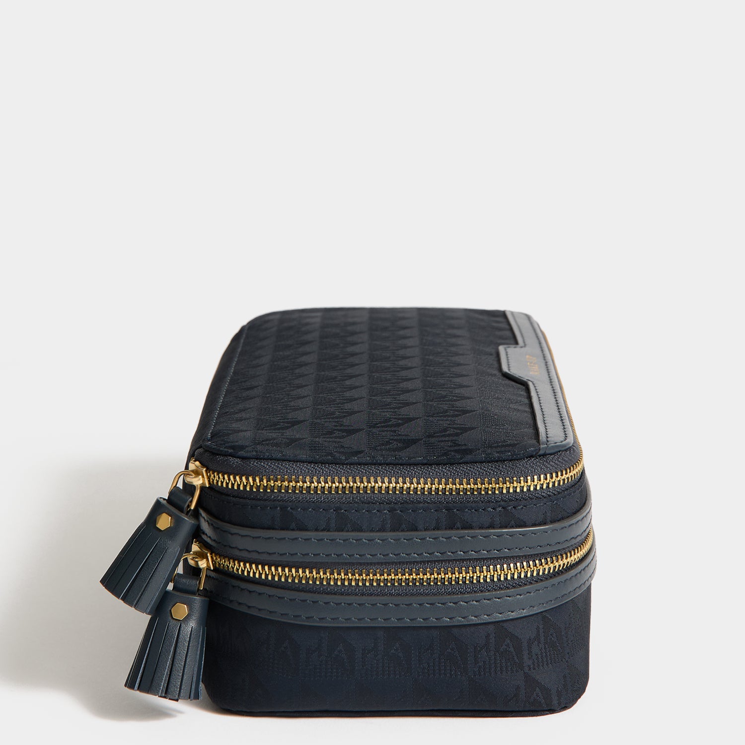 Logo Make-Up Pouch -

          
            Nylon Jacquard in New Marine -
          

          Anya Hindmarch UK
