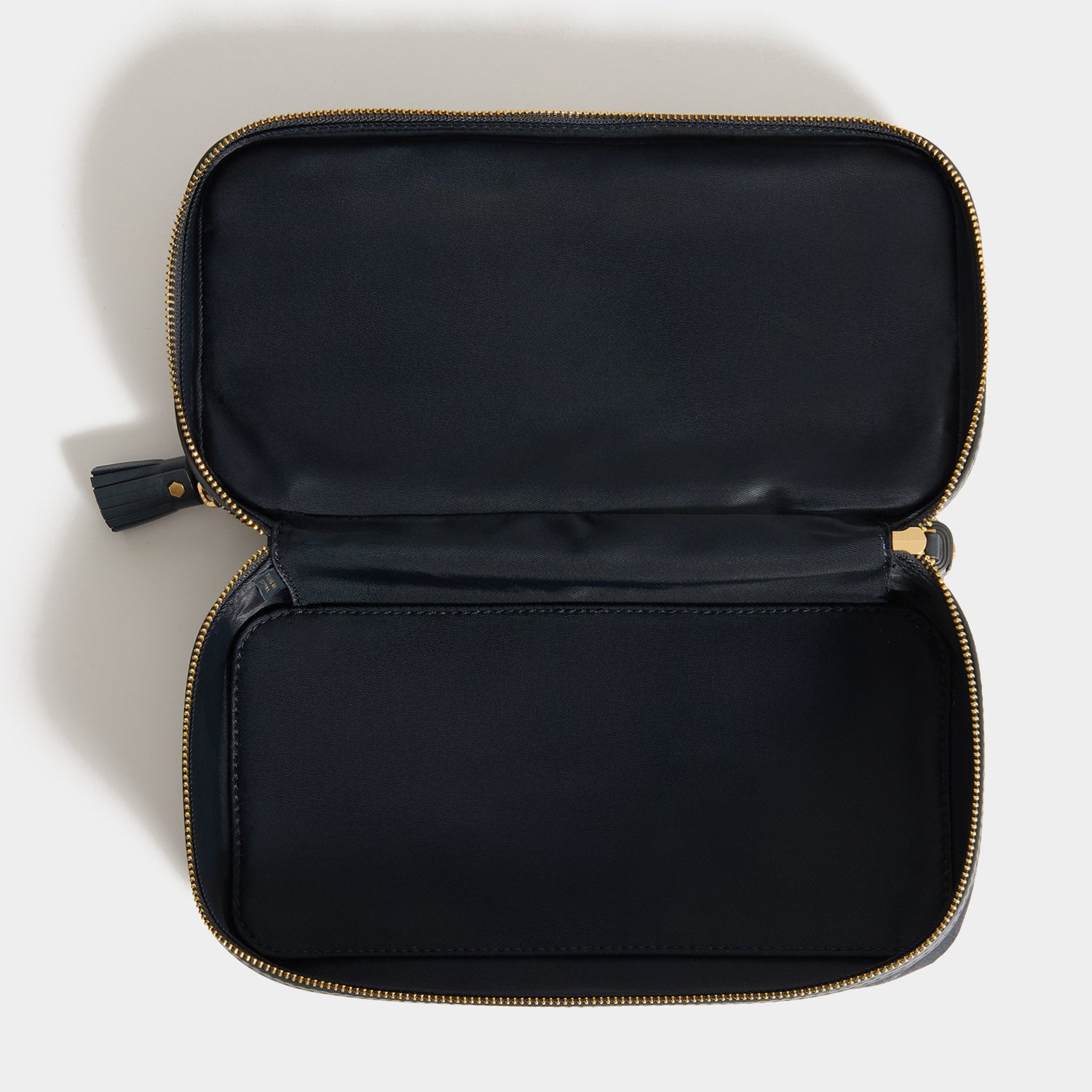 Logo Make-Up Pouch -

          
            Nylon Jacquard in New Marine -
          

          Anya Hindmarch UK
