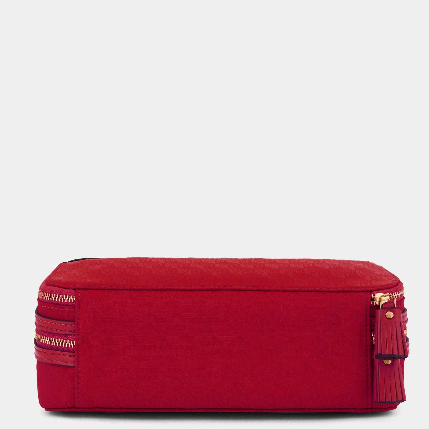 Logo Make-Up Pouch -

                  
                    Jacquard Nylon Up in Red -
                  

                  Anya Hindmarch UK
