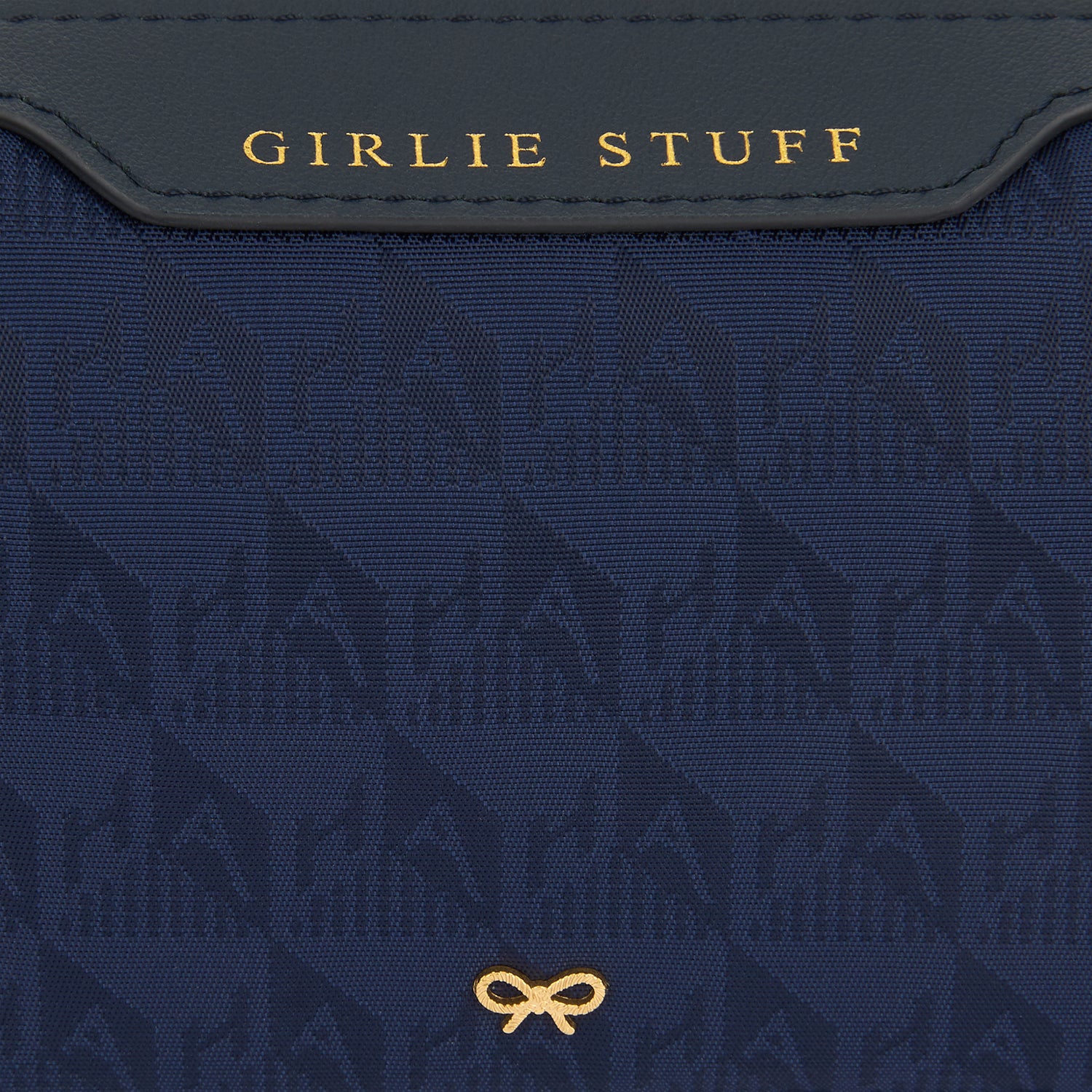 Logo Girlie Stuff Pouch -

                  
                    Recycled Nylon in New Marine -
                  

                  Anya Hindmarch UK
