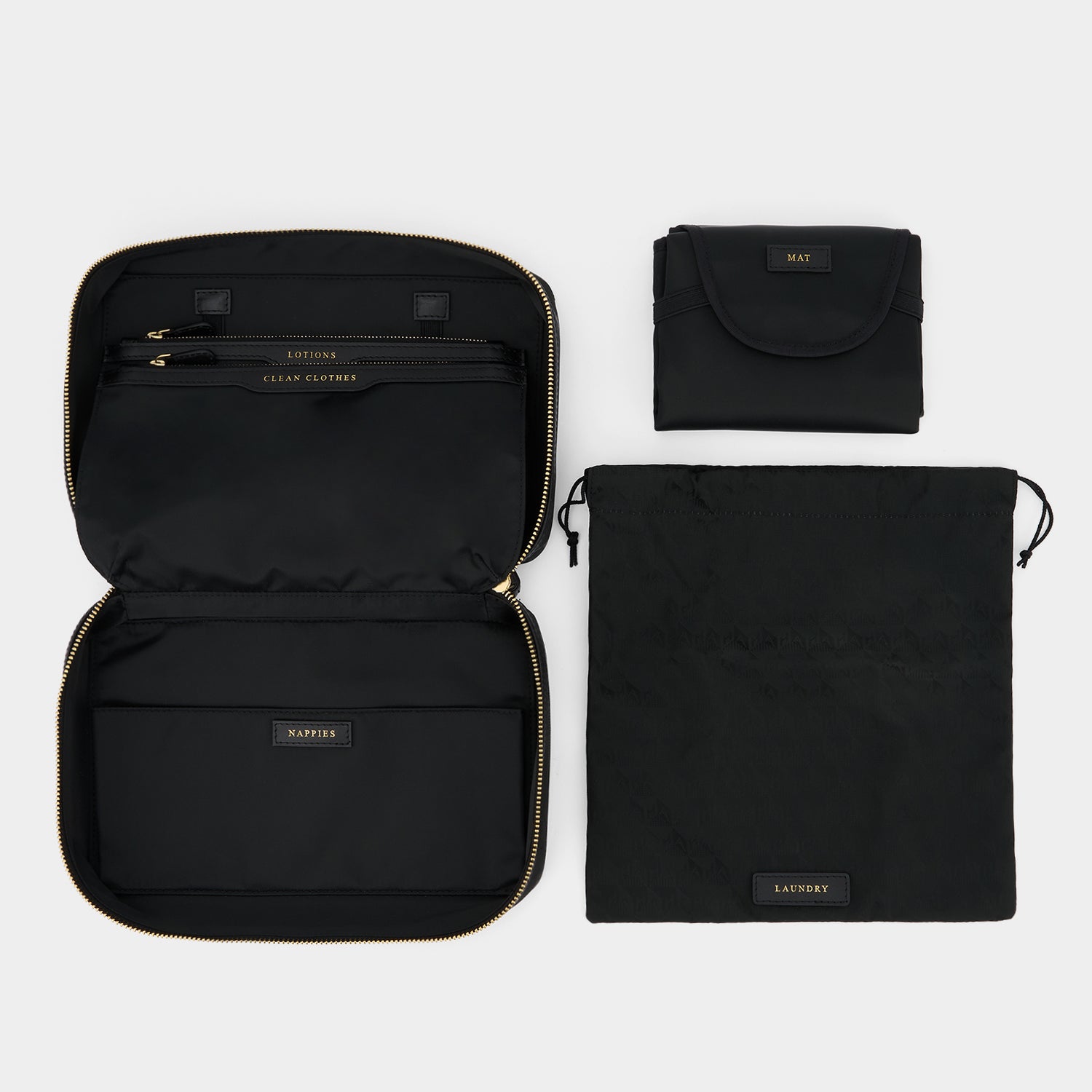 Logo Baby Emergency Kit -

                  
                    Jacquard Nylon in Black -
                  

                  Anya Hindmarch UK
