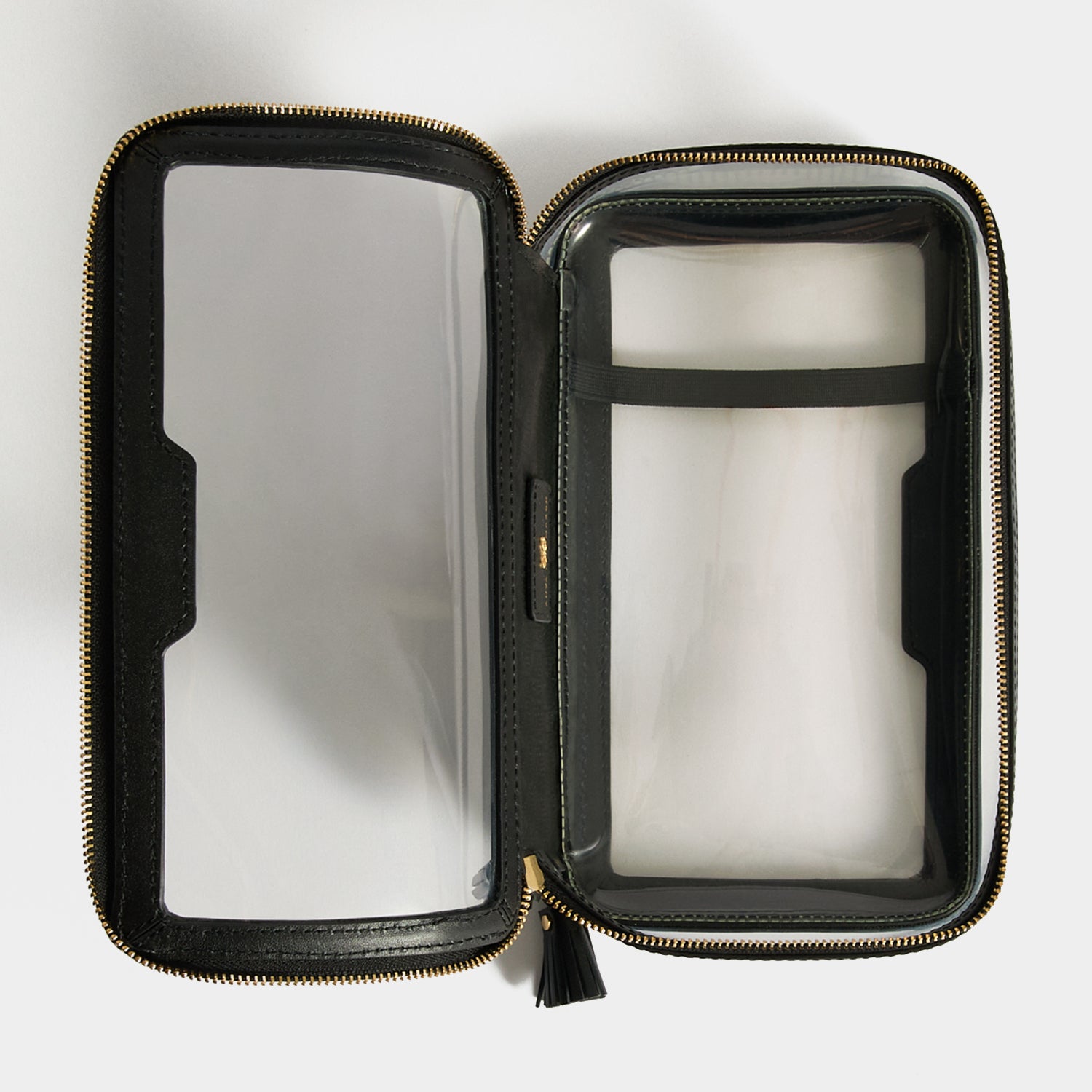 Logo In-Flight Case -

          
            Leather in Black/TPU in clear -
          

          Anya Hindmarch UK
