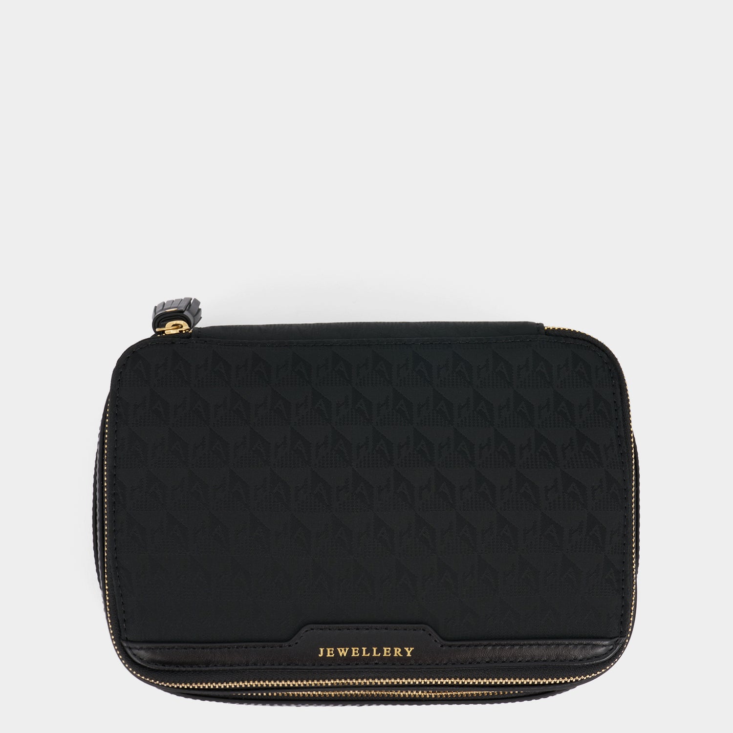 Logo Jewellery Pouch -

                  
                    Recycled Nylon in Black -
                  

                  Anya Hindmarch UK
