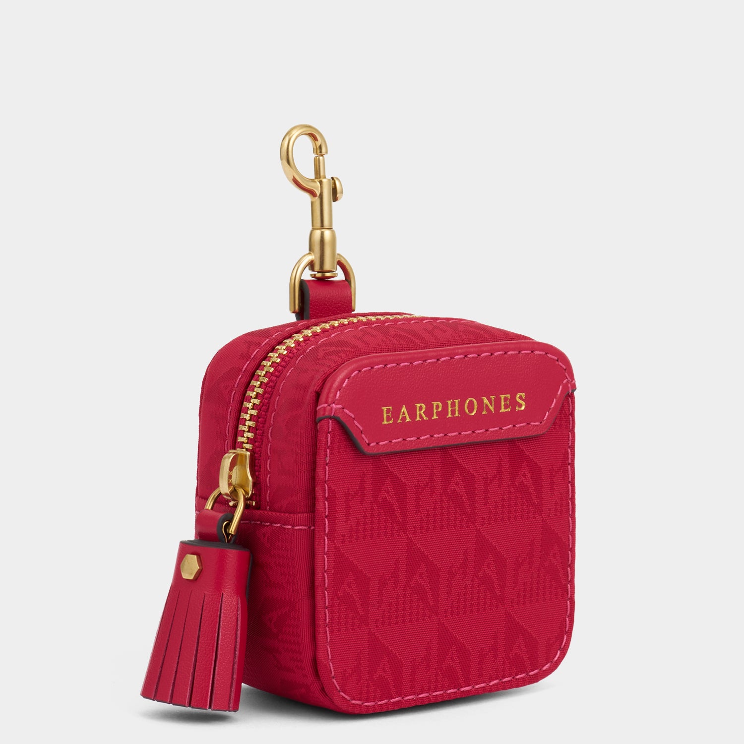 Logo Ear Phones Travel Pouch -

                  
                    Jacquard Nylon Pouch in Magenta -
                  

                  Anya Hindmarch UK
