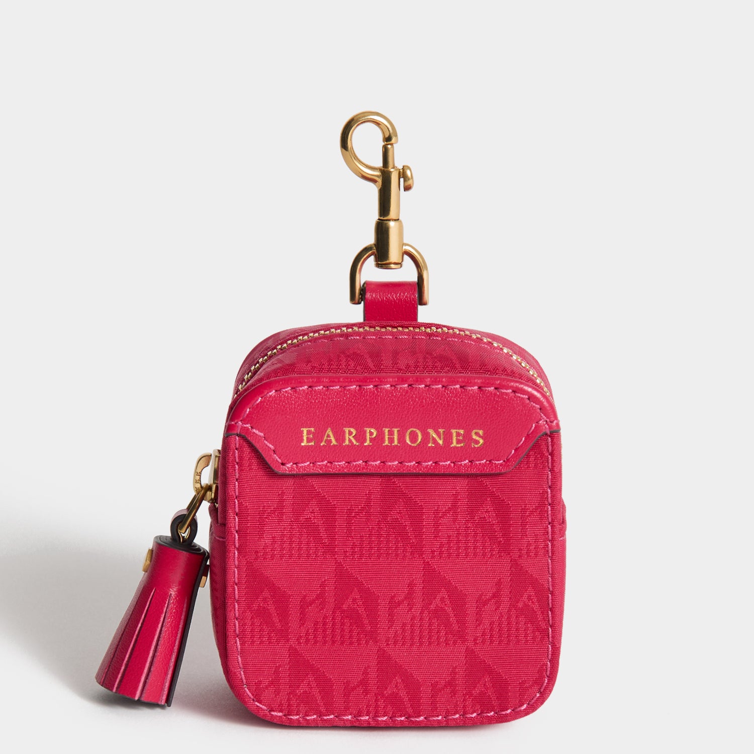 Logo Ear Phones Travel Pouch -

          
            Jacquard Nylon Pouch in Magenta -
          

          Anya Hindmarch UK
