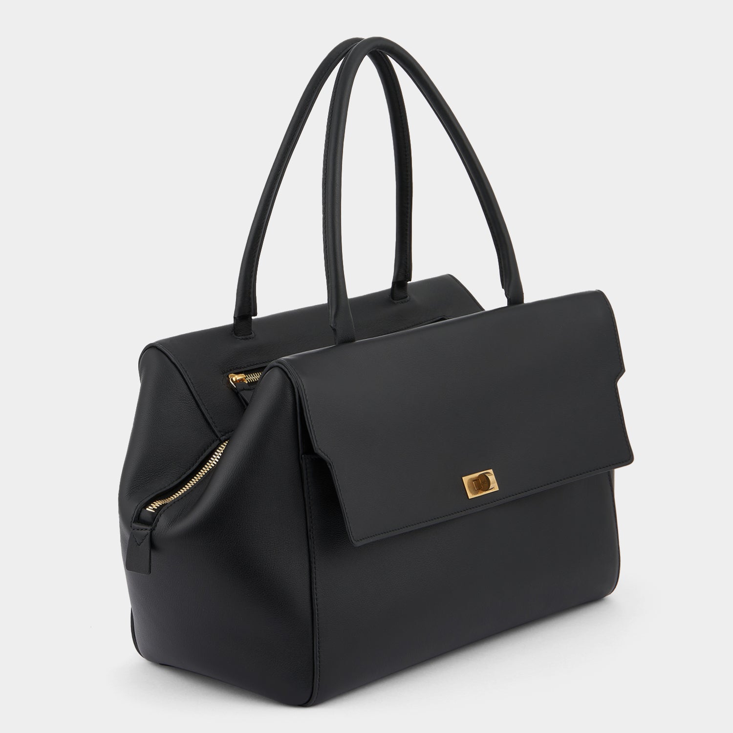 Seaton Top Handle -

                  
                    Calf Leather in Black -
                  

                  Anya Hindmarch UK
