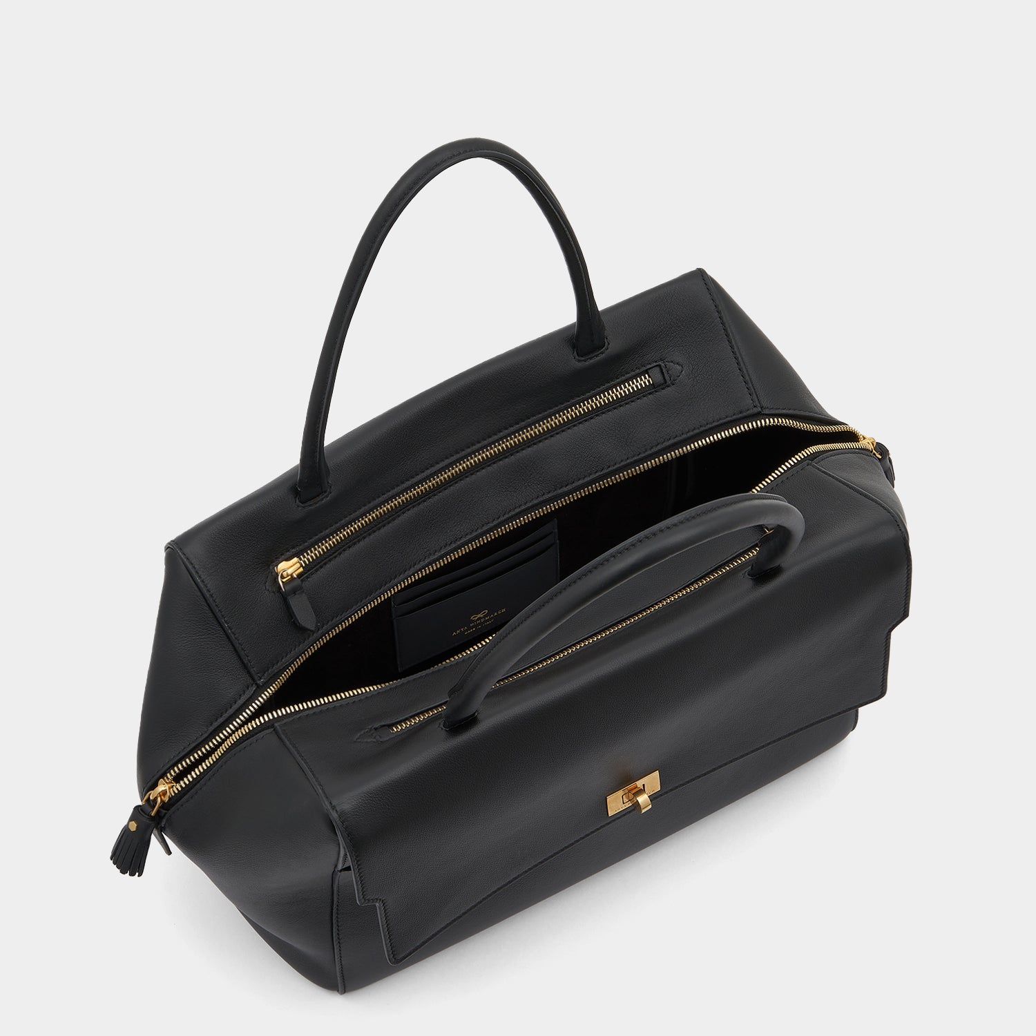 Seaton Top Handle -

                  
                    Calf Leather in Black -
                  

                  Anya Hindmarch UK
