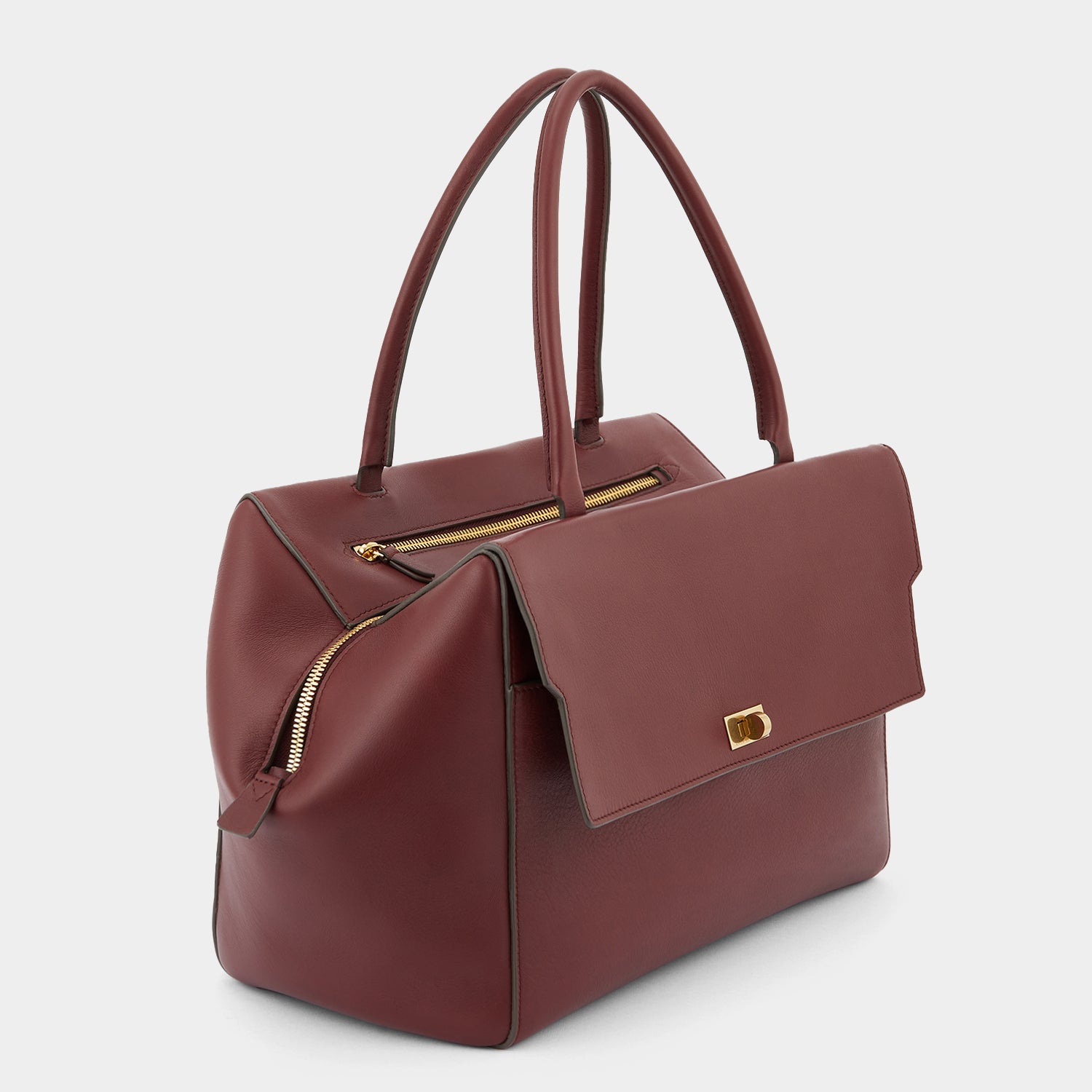 Seaton Top Handle -

                  
                    Calf Leather in Rosewood -
                  

                  Anya Hindmarch UK
