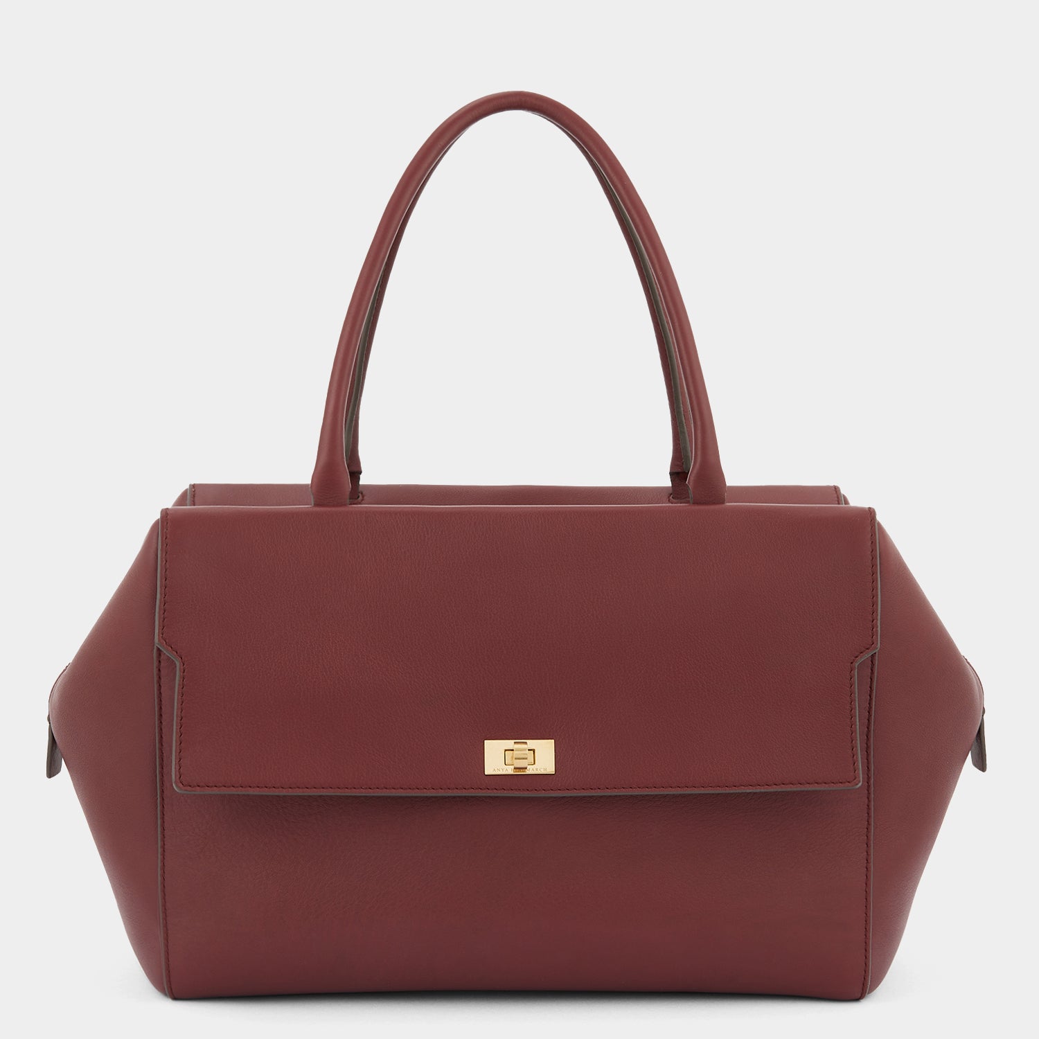 Seaton Top Handle -

                  
                    Calf Leather in Rosewood -
                  

                  Anya Hindmarch UK
