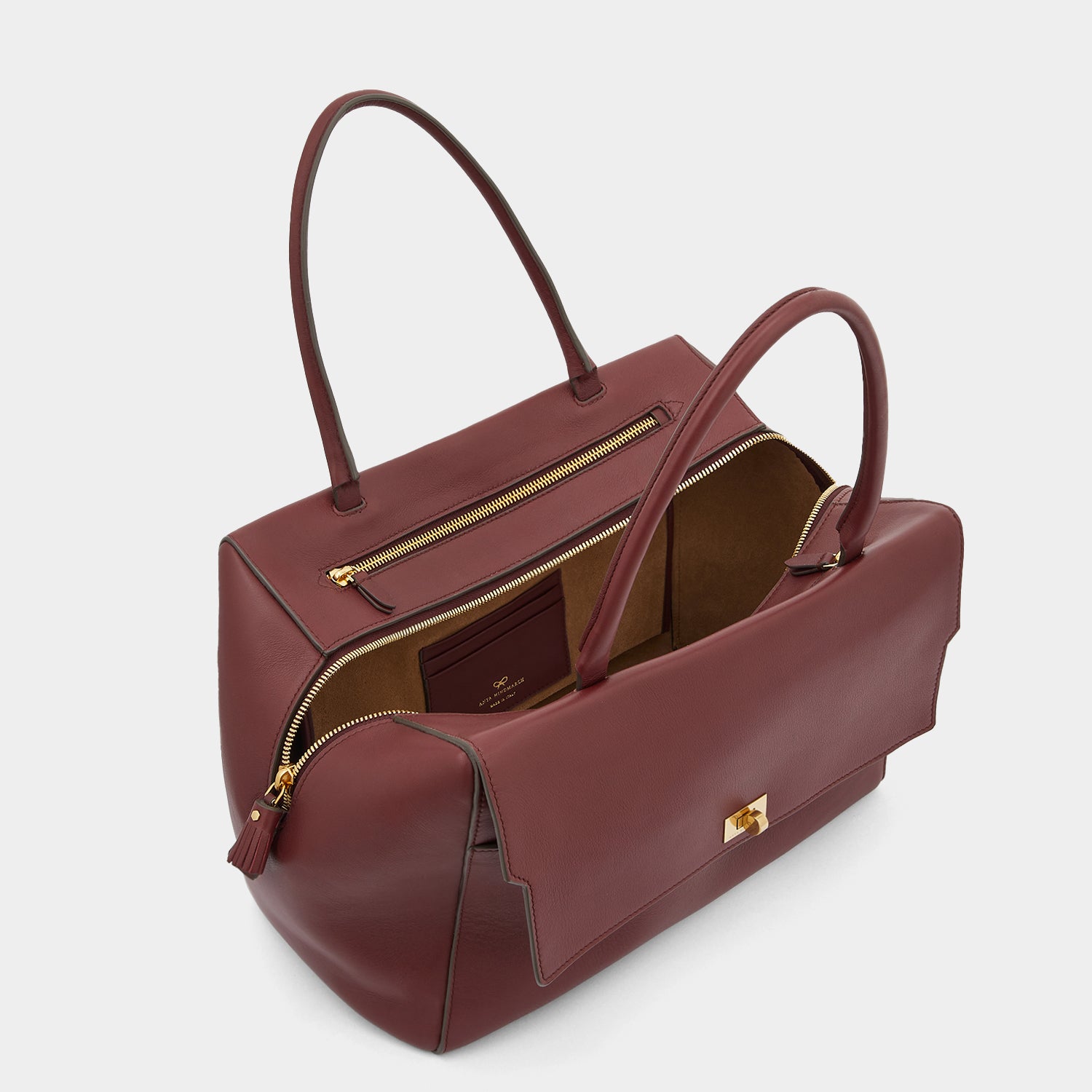 Seaton Top Handle -

                  
                    Calf Leather in Rosewood -
                  

                  Anya Hindmarch UK
