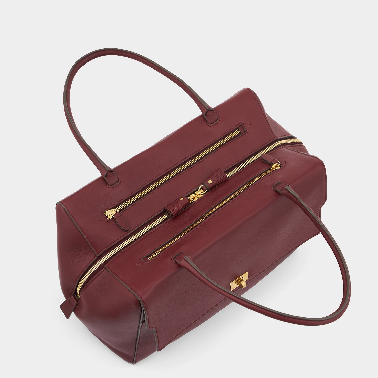 Seaton Top Handle -

                  
                    Calf Leather in Rosewood -
                  

                  Anya Hindmarch UK
