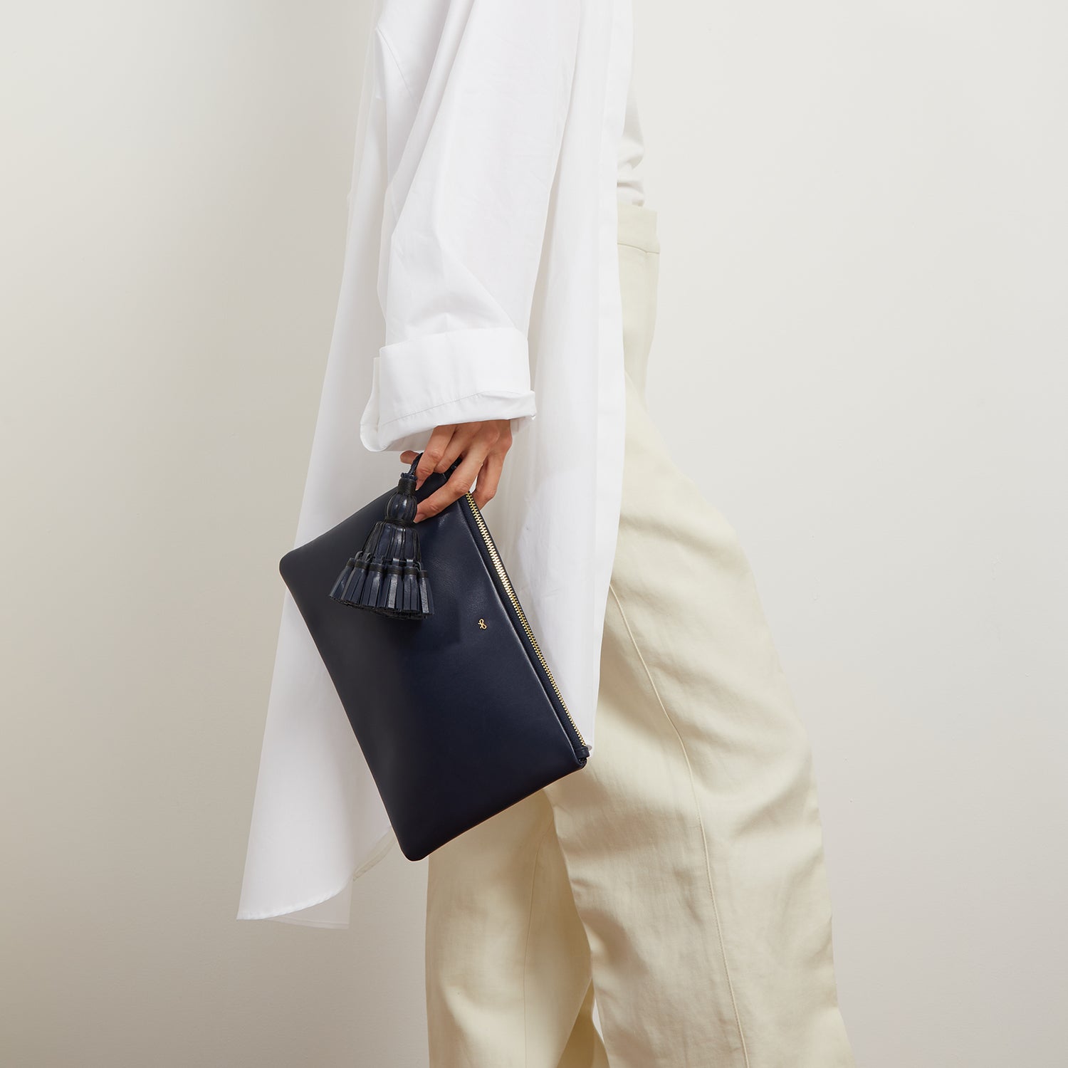 Georgiana Clutch -

                  
                    Circus Leather in Ink -
                  

                  Anya Hindmarch UK
