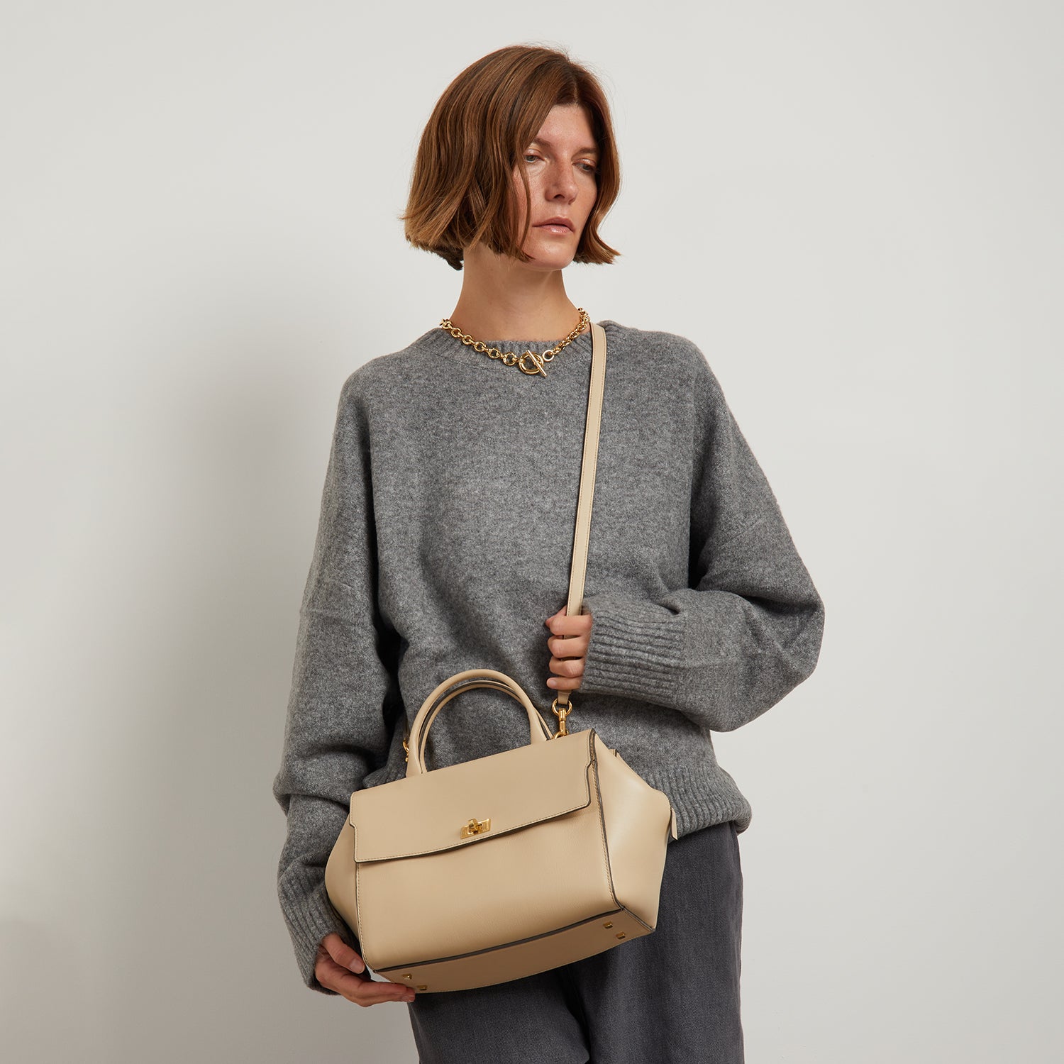 Small Seaton -

                  
                    Calf Leather in Buff -
                  

                  Anya Hindmarch UK
