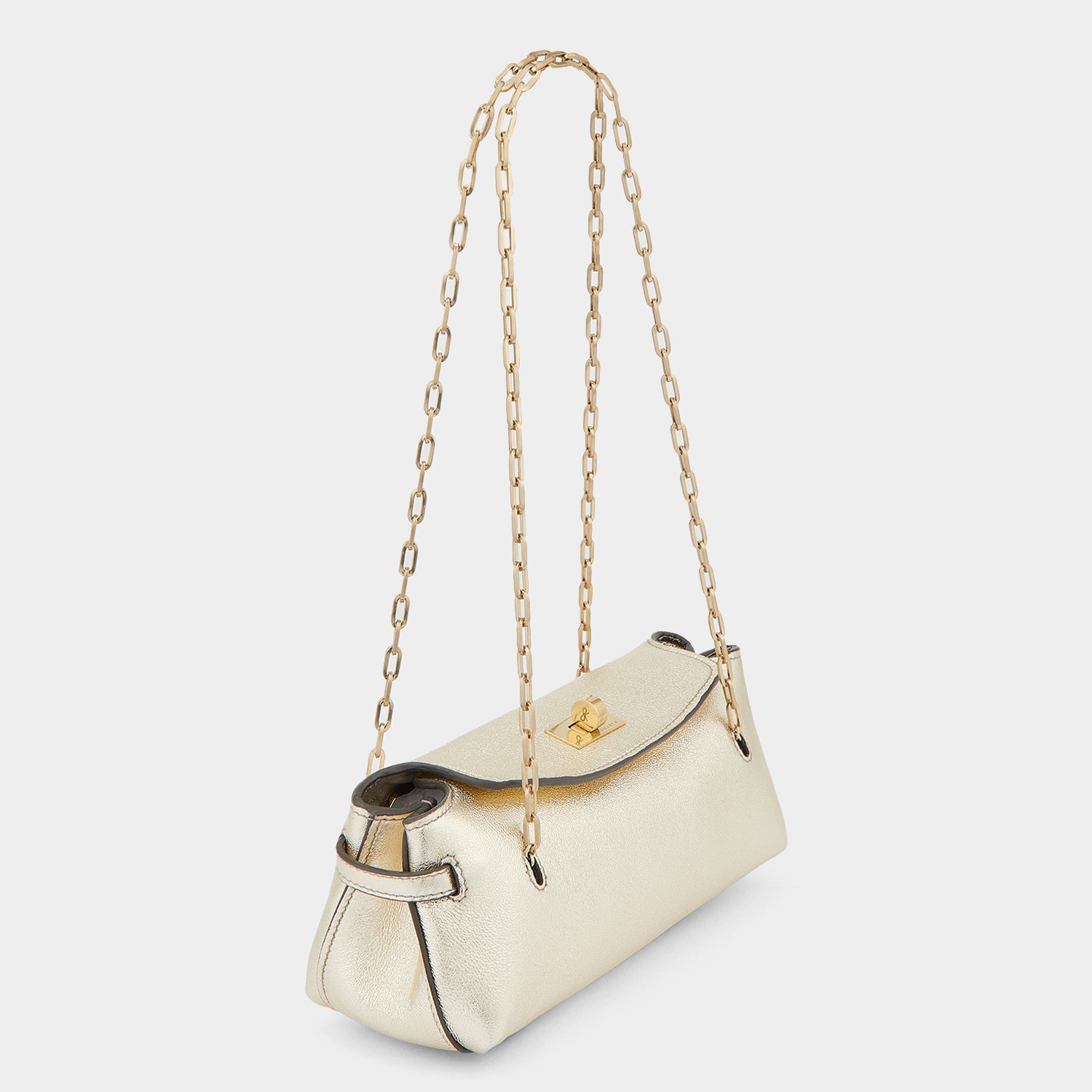 Waverley Shoulder Bag -

                  
                    Nappa Leather in Gold -
                  

                  Anya Hindmarch UK
