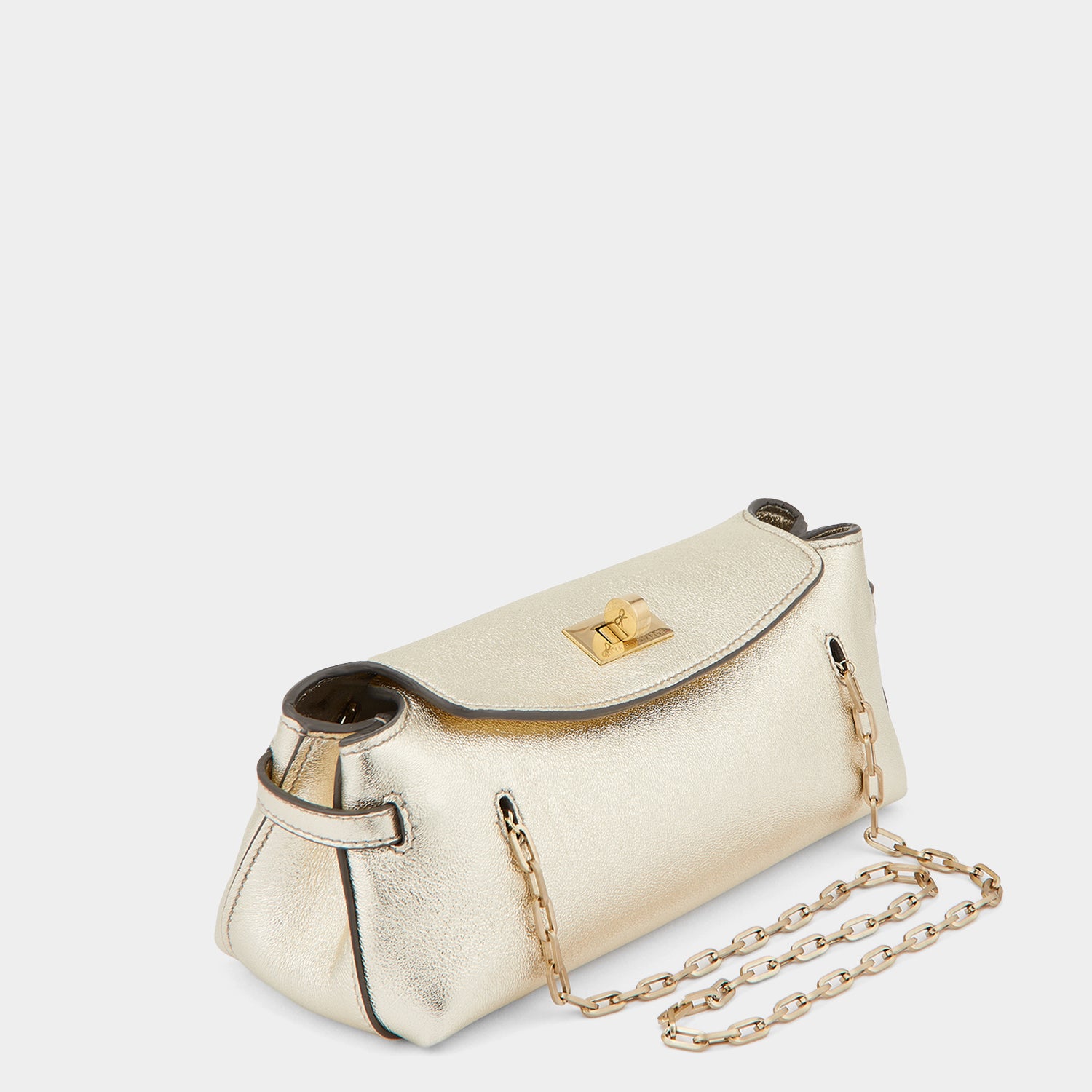 Waverley Shoulder Bag -

                  
                    Nappa Leather in Gold -
                  

                  Anya Hindmarch UK
