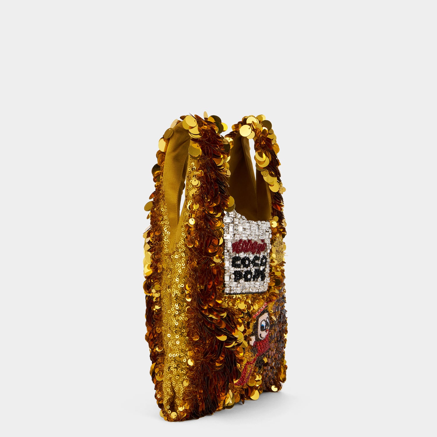 Anya Brands Coco Pops Mini Tote -

                  
                    Sequins in Old Gold -
                  

                  Anya Hindmarch UK
