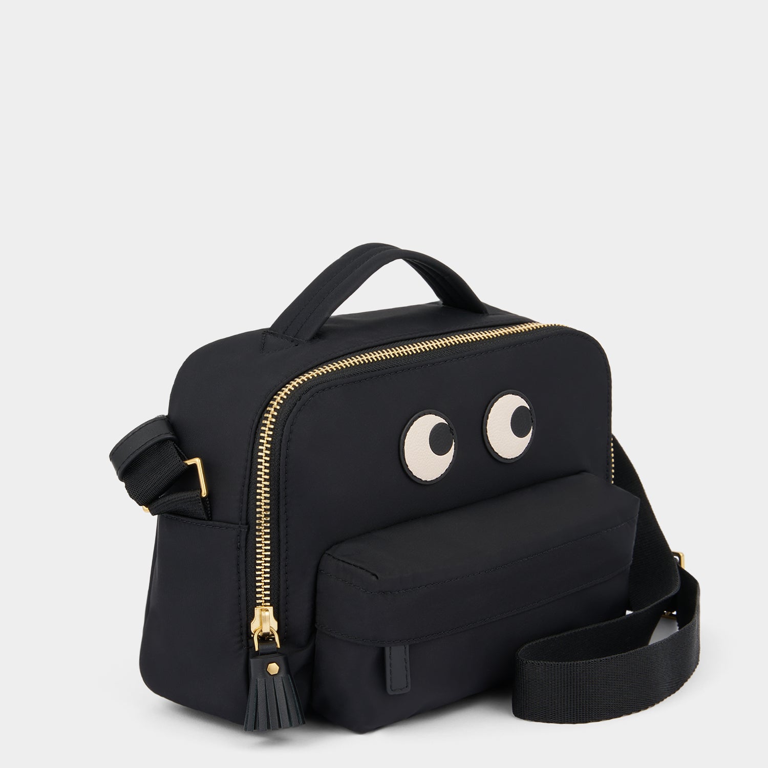 Eyes Cross-body -

                  
                    Regenerated ECONYL® in Black -
                  

                  Anya Hindmarch UK
