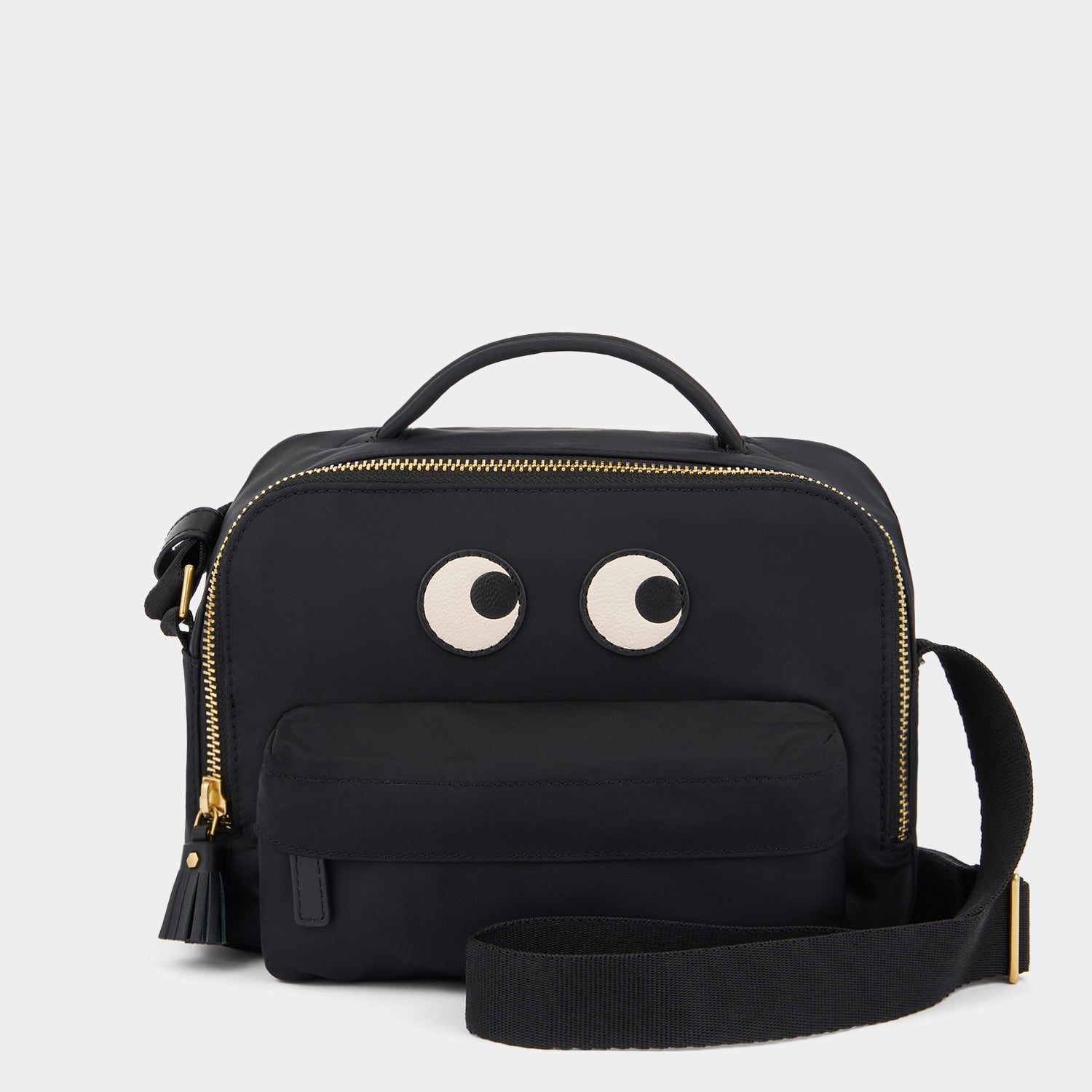 Eyes Cross-body -

                  
                    Regenerated ECONYL® in Black -
                  

                  Anya Hindmarch UK
