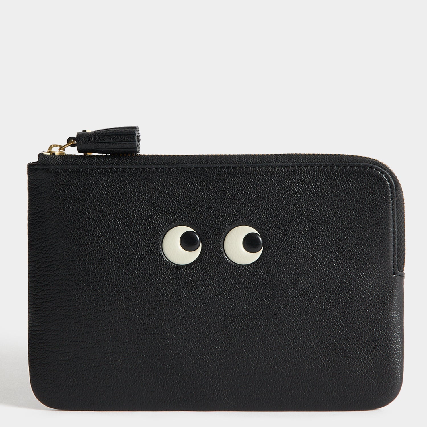 Eyes Loose Pocket -

          
            Capra Leather in Black -
          

          Anya Hindmarch UK

