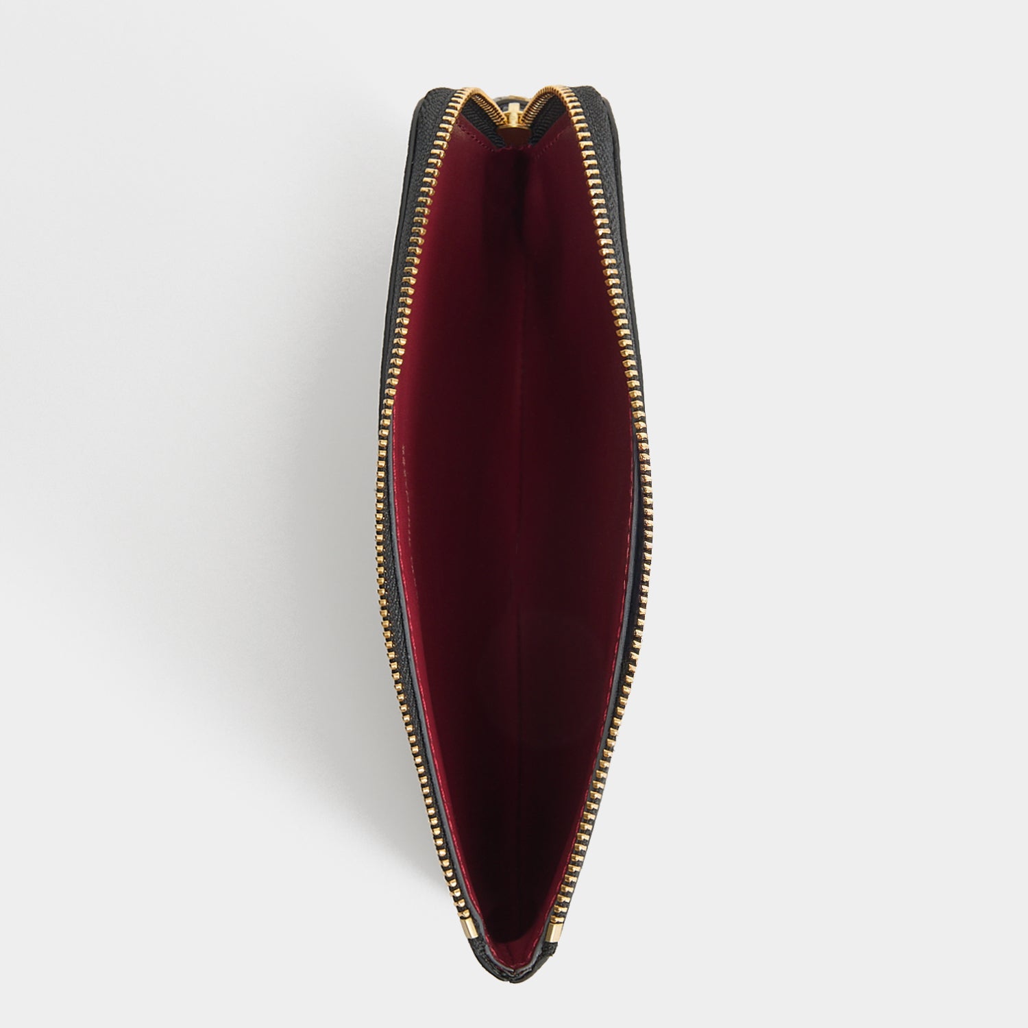 Eyes Loose Pocket -

          
            Capra Leather in Black -
          

          Anya Hindmarch UK
