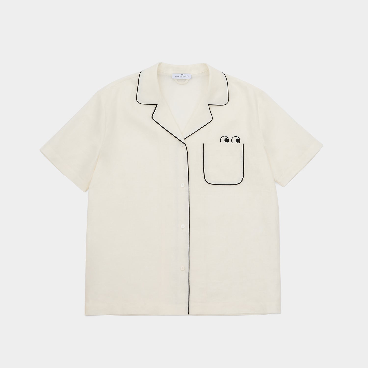 Eyes Short Linen Pyjamas -

                  
                    Linen in Chalk -
                  

                  Anya Hindmarch UK
