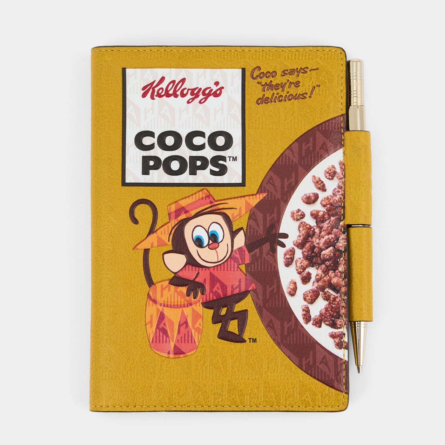 Anya Brands Coco Pops A6 Journal -

                  
                    Capra Leather in Mustard -
                  

                  Anya Hindmarch UK
