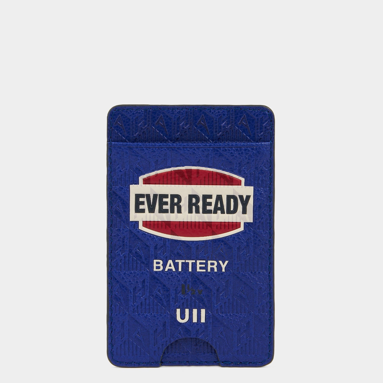 Anya Brands Ever Ready Card Case Sticker -

                  
                    Capra Leather in Metallic Dark Blue -
                  

                  Anya Hindmarch UK
