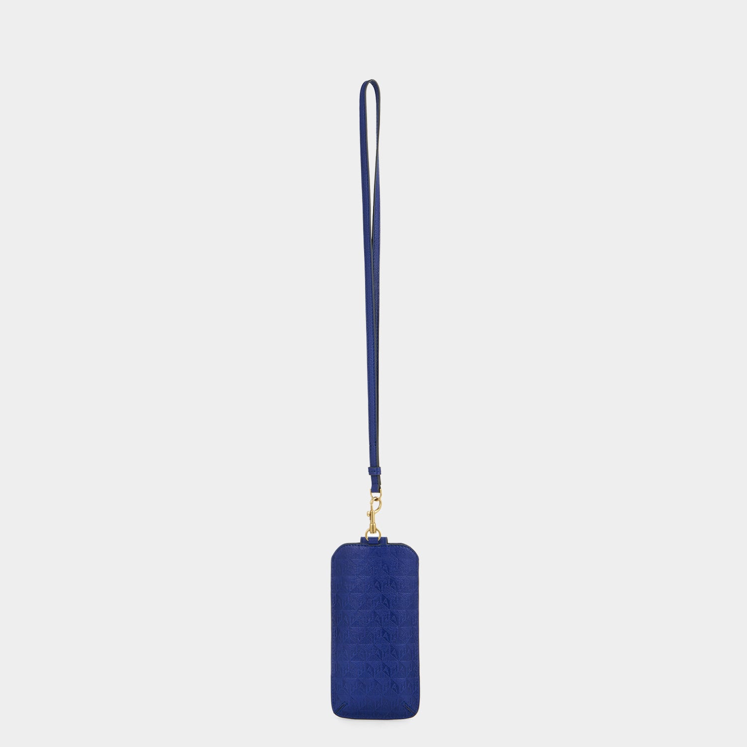 Anya Brands Ever Ready Sunglasses Pouch -

          
            Capra Leather in Metallic Dark Blue -
          

          Anya Hindmarch UK
