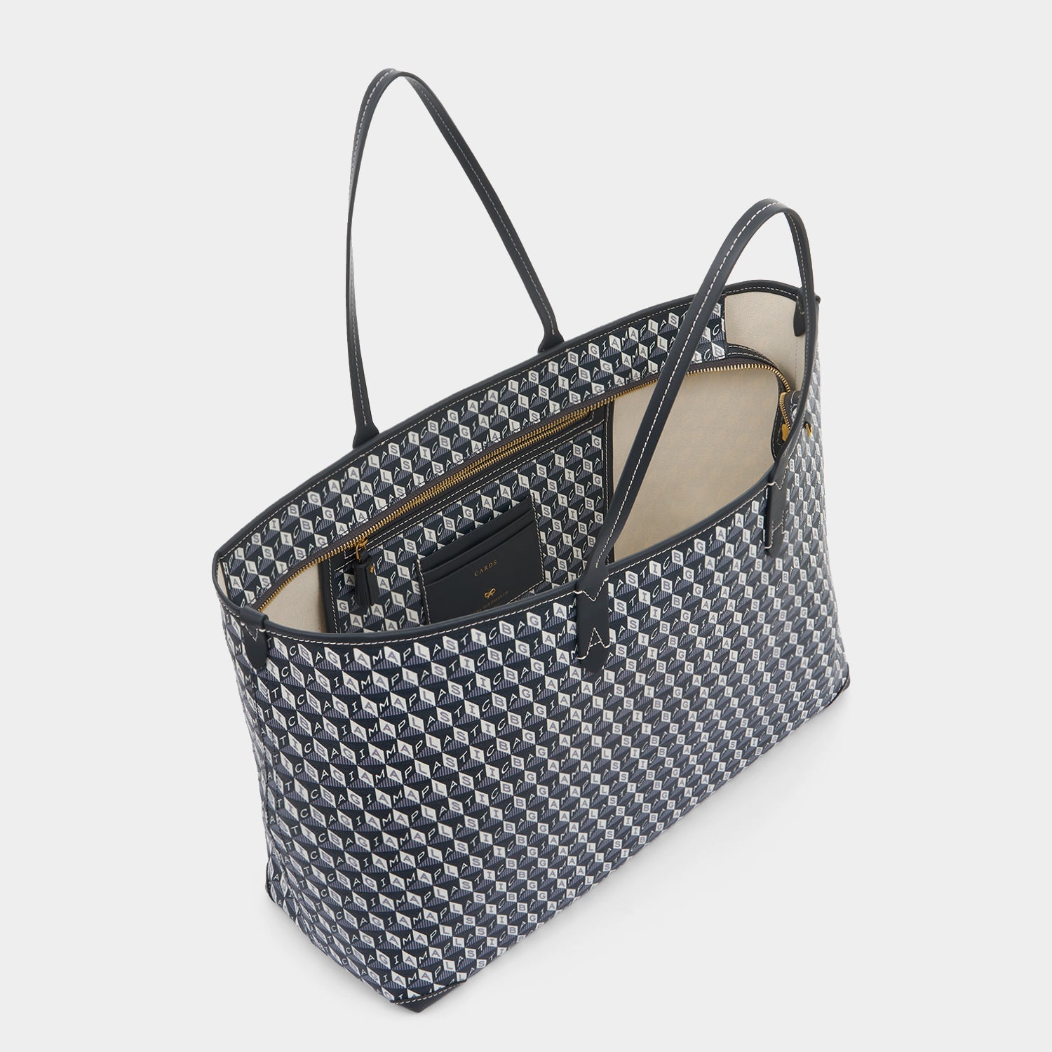 I Am A Plastic Bag Zipped Tote -

                  
                    Recycled Canvas in Charcoal -
                  

                  Anya Hindmarch UK
