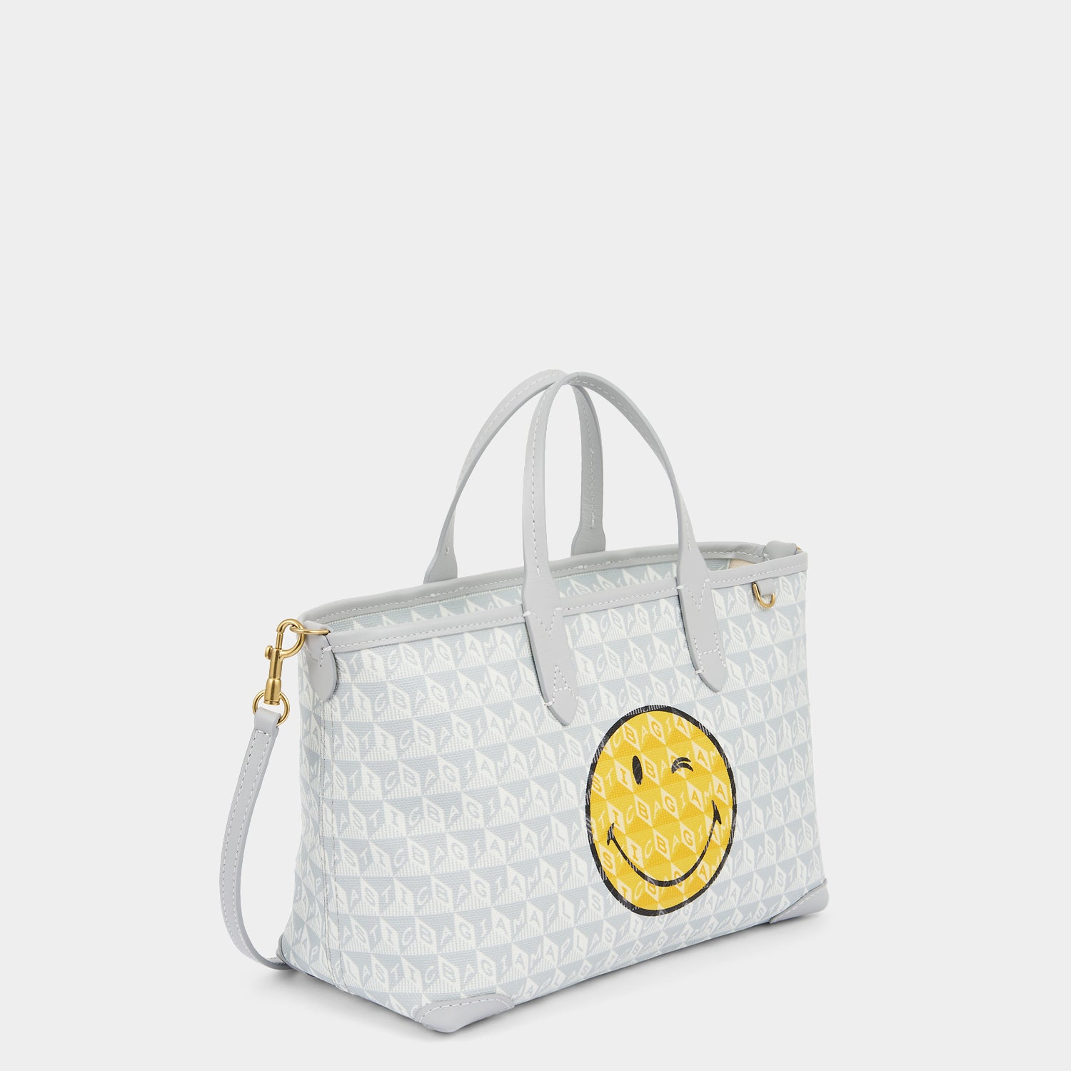 I Am A Plastic Bag XS Wink Zipped Cross-body Tote -

                  
                    Recycled Canvas in Frost -
                  

                  Anya Hindmarch UK
